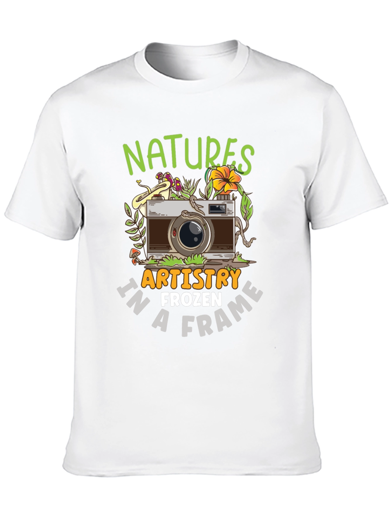 Nature Photography T-Shirt - Artistic Frozen Frame Tee