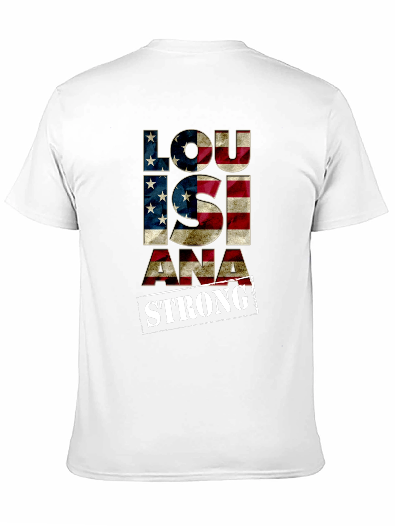 Louisiana Strong American Flag Graphic Tee