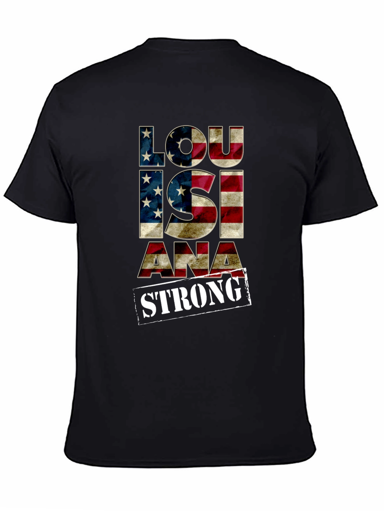 Louisiana Strong American Flag Graphic Tee