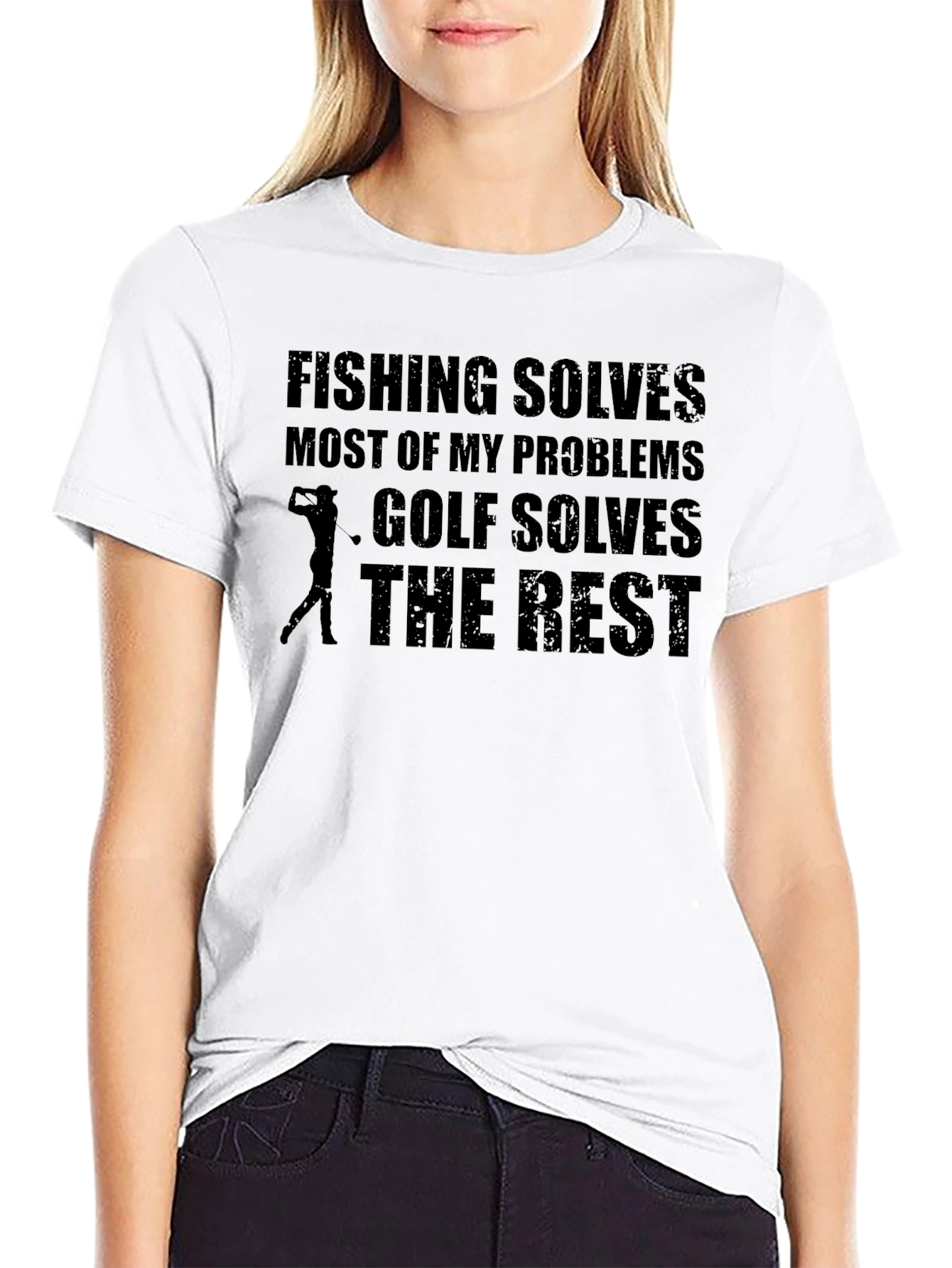 Fishing and Golf T-Shirt for Men