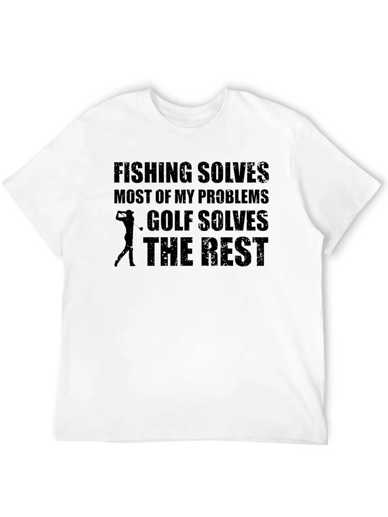 Fishing and Golf T-Shirt for Men