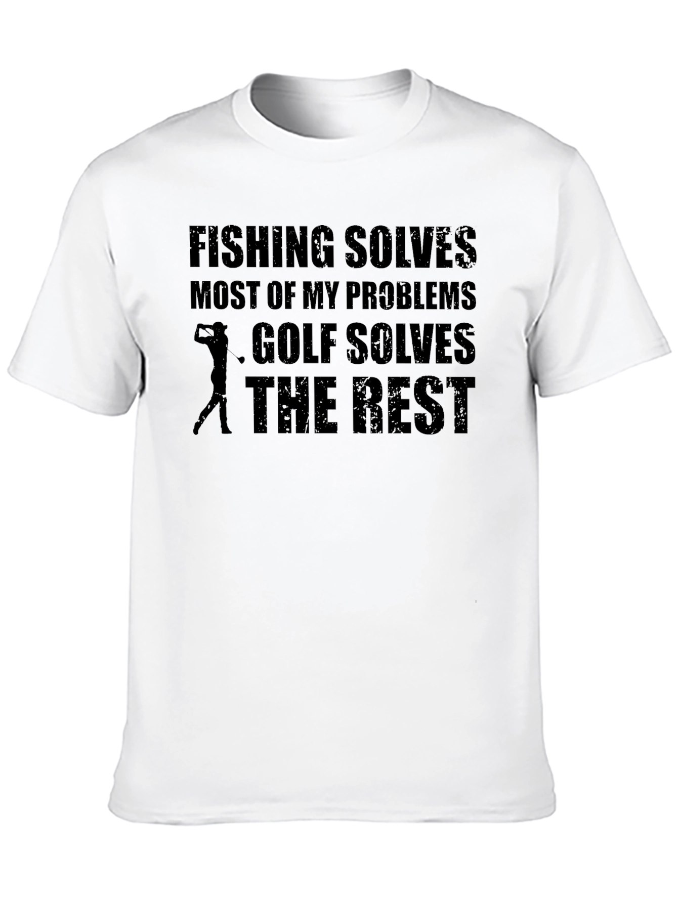 Fishing and Golf T-Shirt for Men