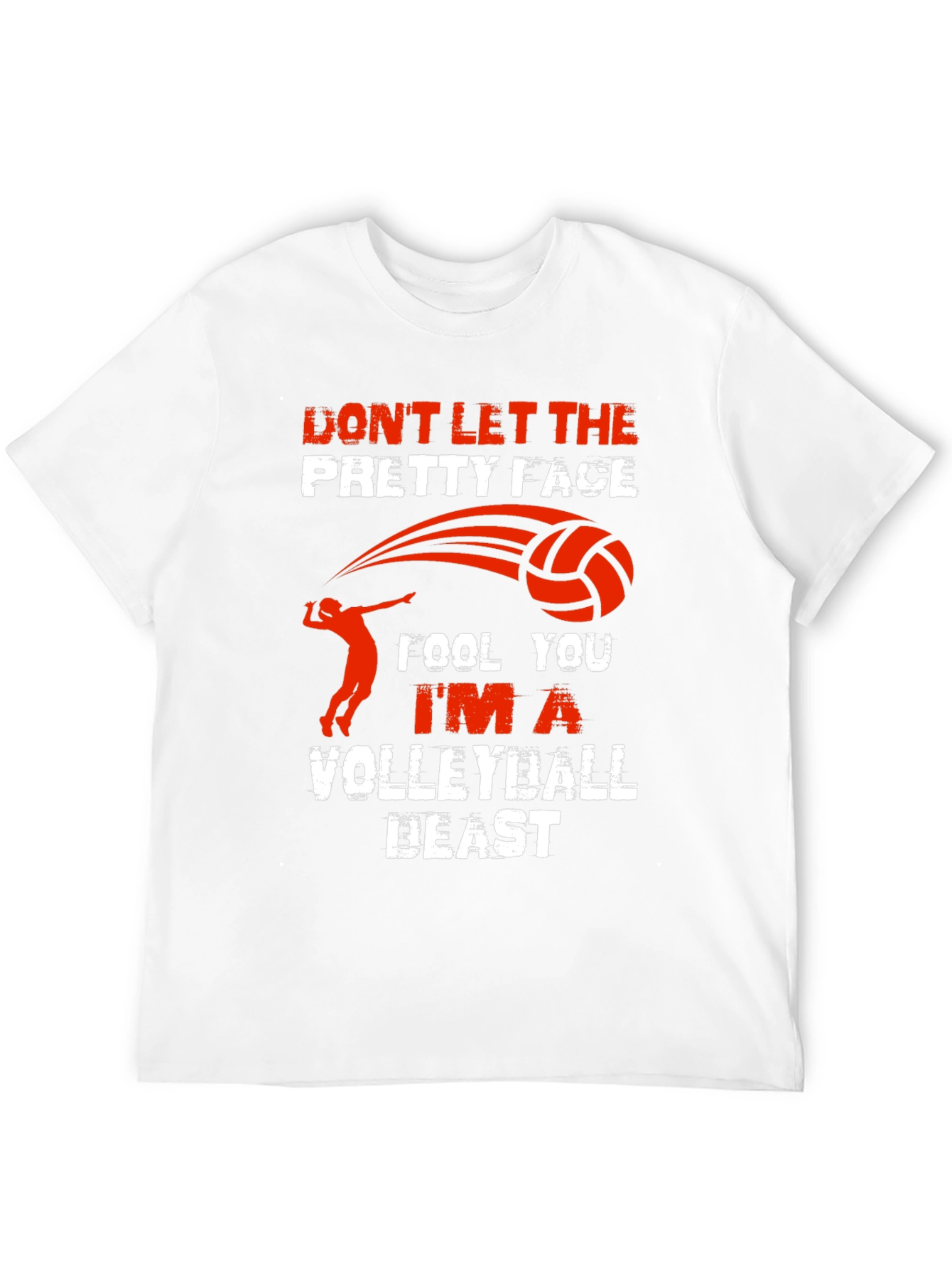 Volleyball Beast Graphic Tee - Sporty T-Shirt