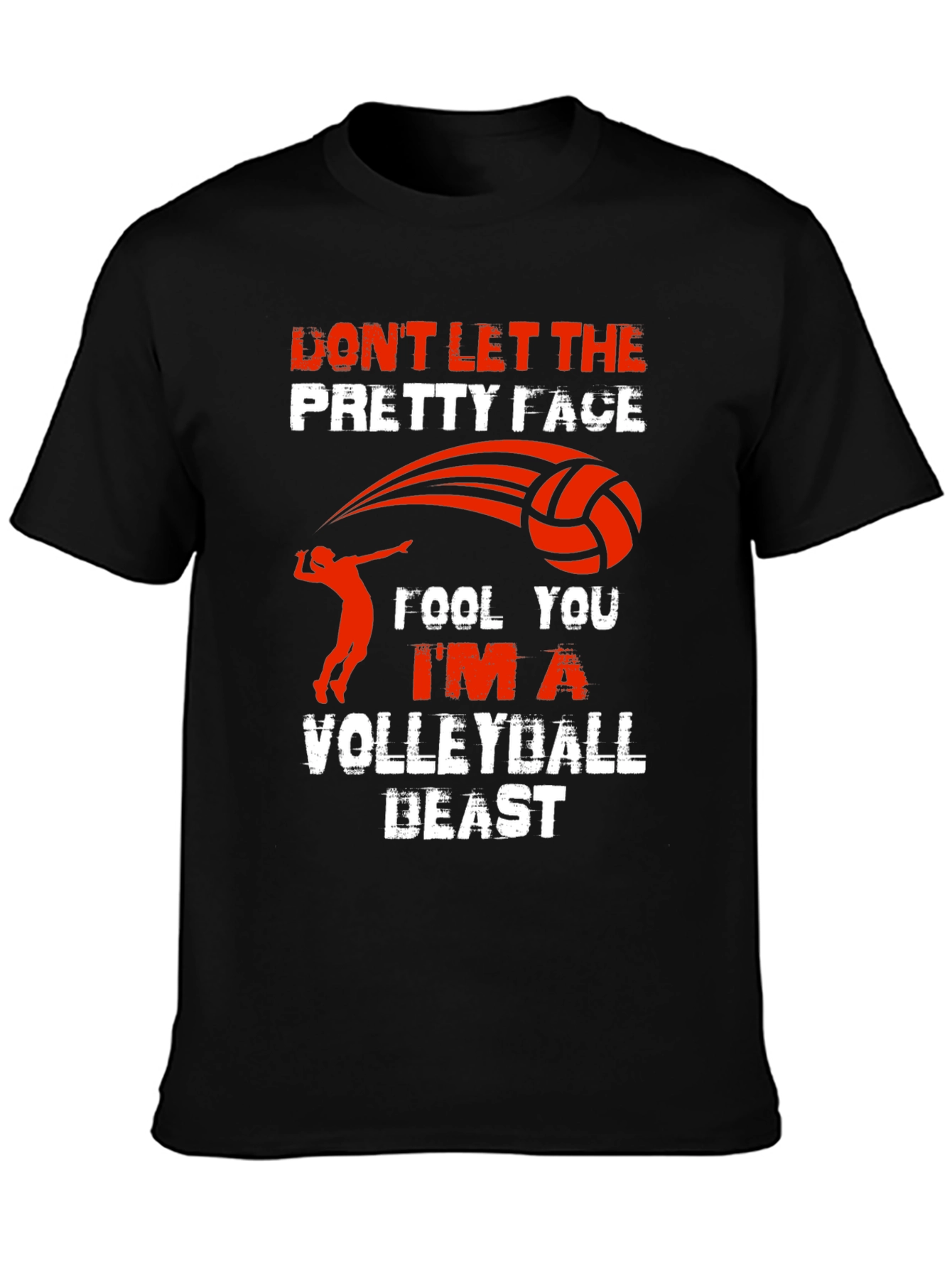 Volleyball Beast Graphic Tee - Sporty T-Shirt