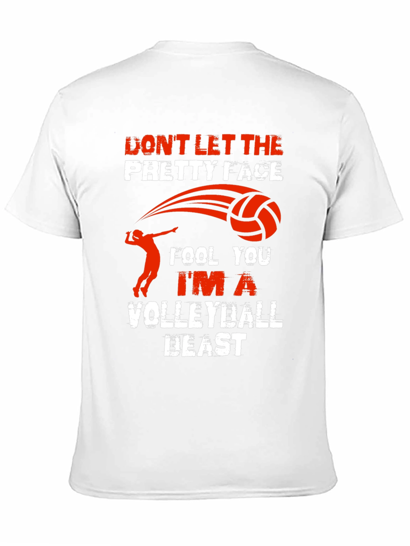 Volleyball Beast Graphic Tee - Sporty T-Shirt