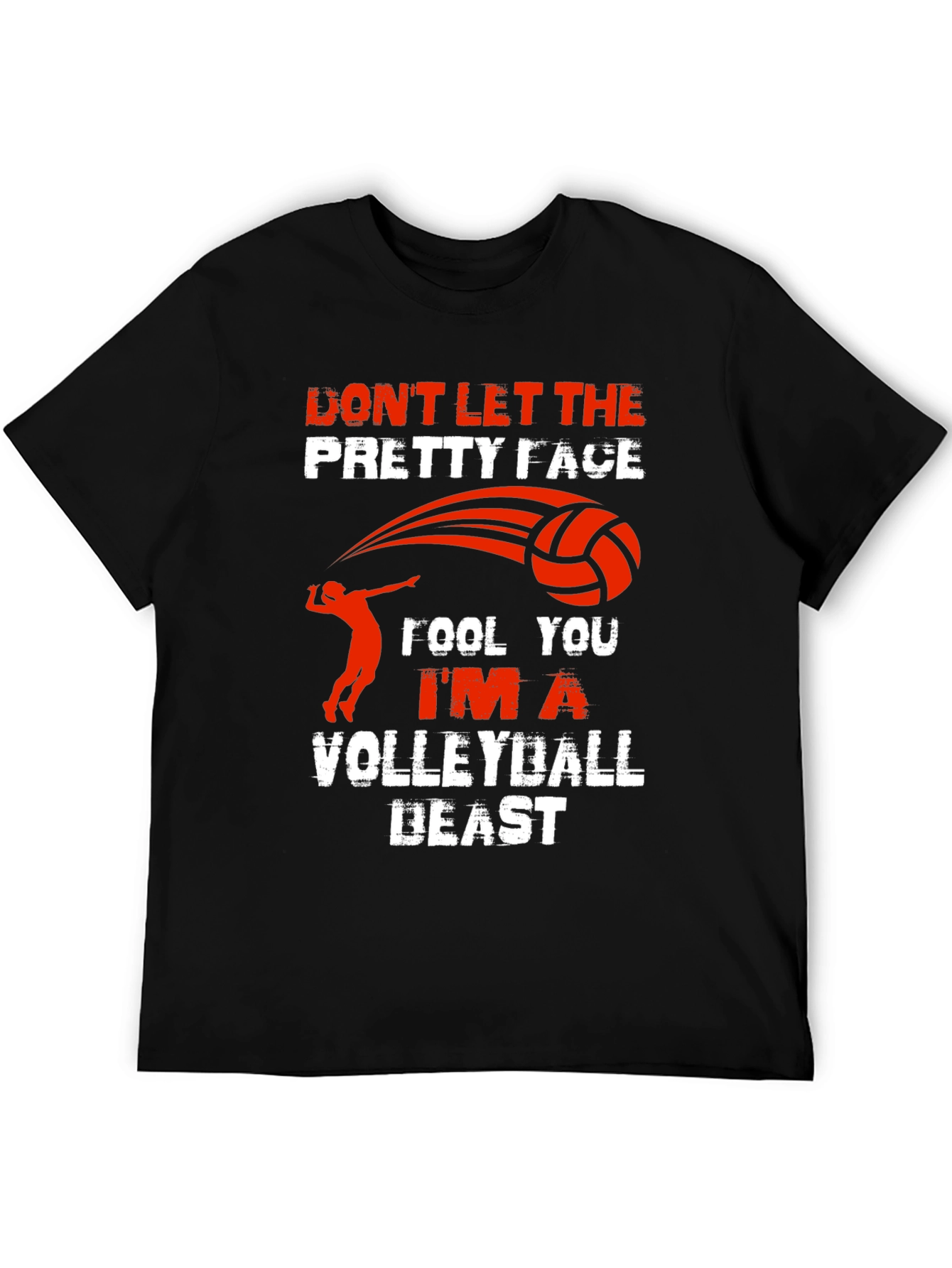 Volleyball Beast Graphic Tee - Sporty T-Shirt