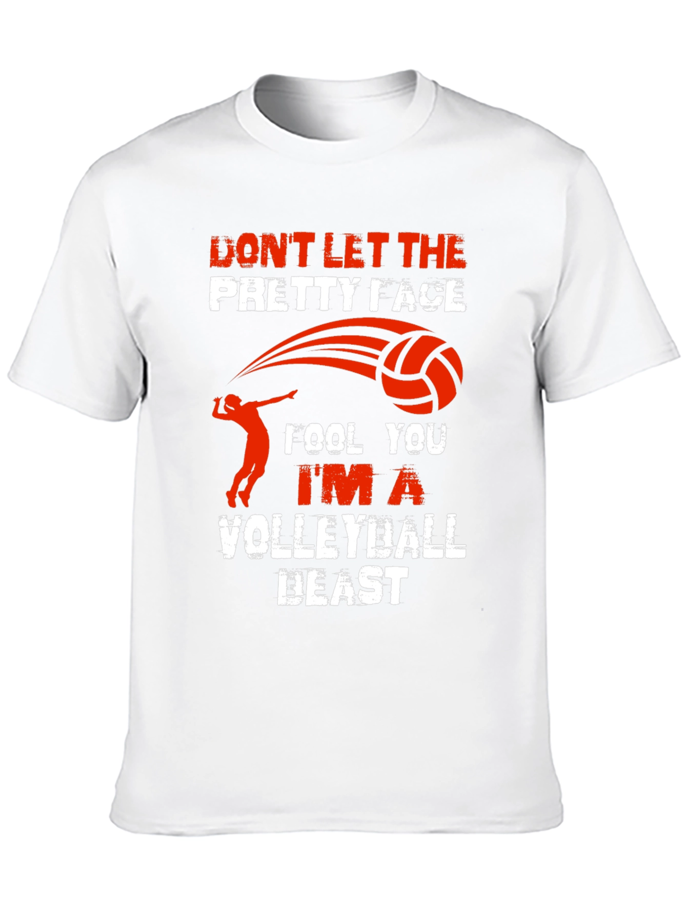 Volleyball Beast Graphic Tee - Sporty T-Shirt