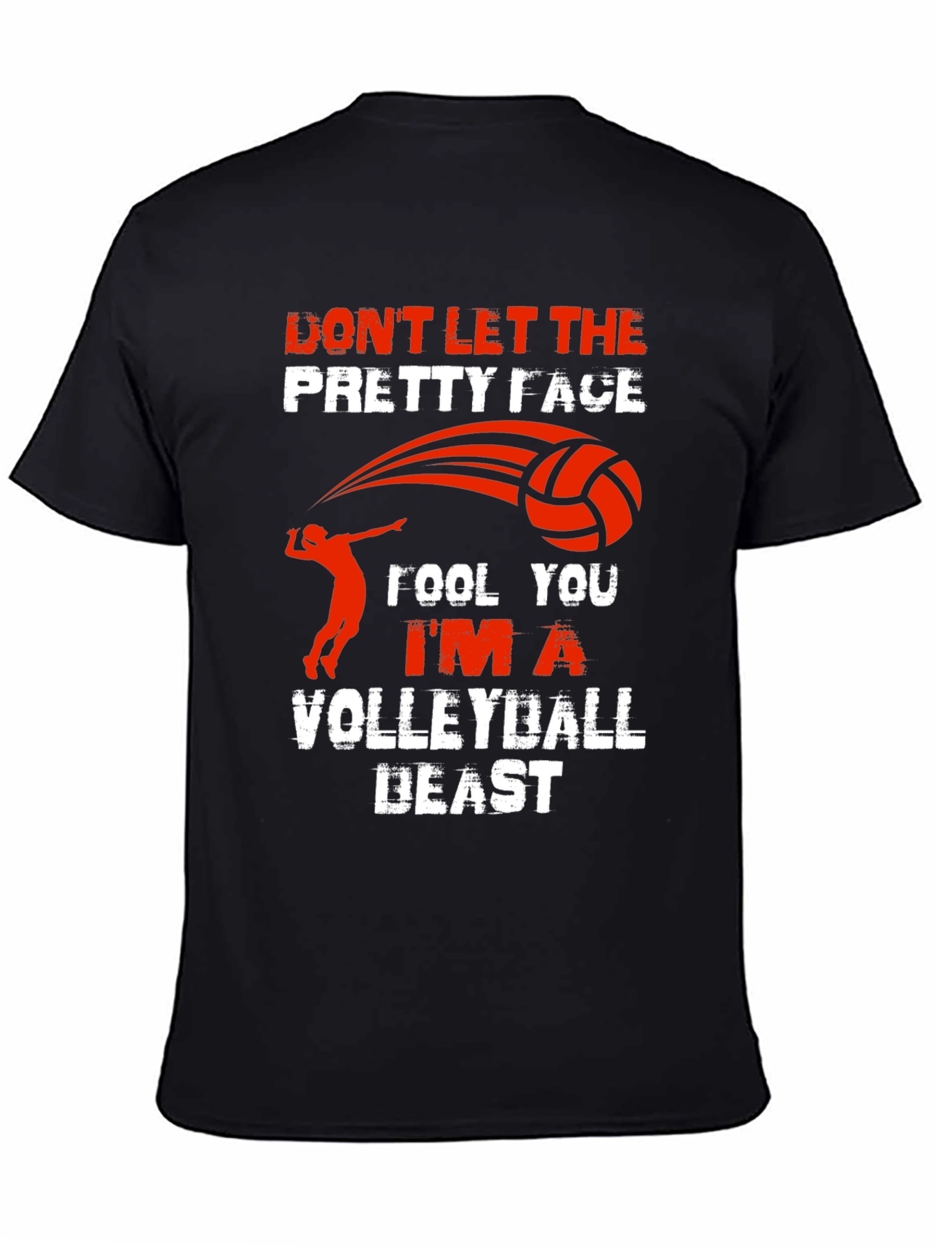 Volleyball Beast Graphic Tee - Sporty T-Shirt