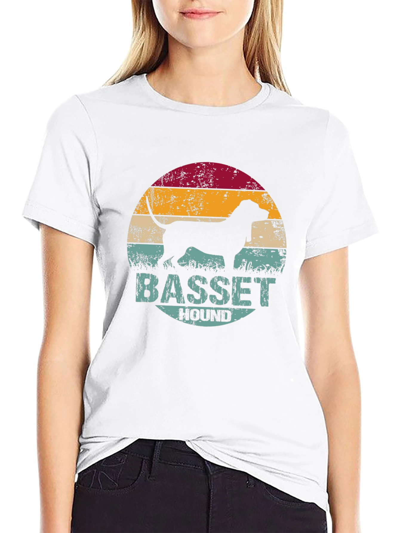 Basset Hound Dog Graphic Tee