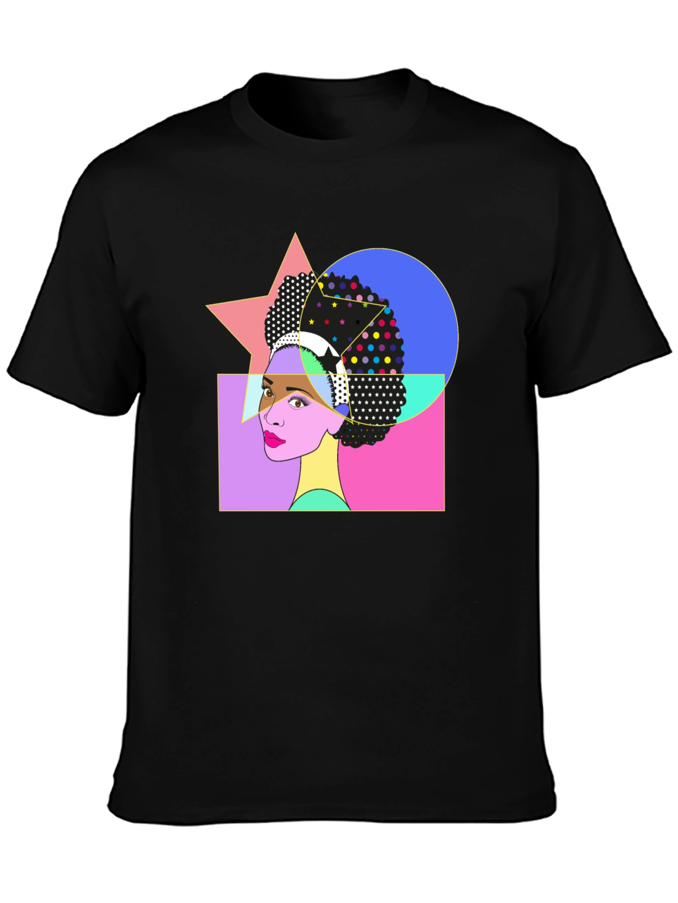 Retro Pop Art Afro Graphic Tee