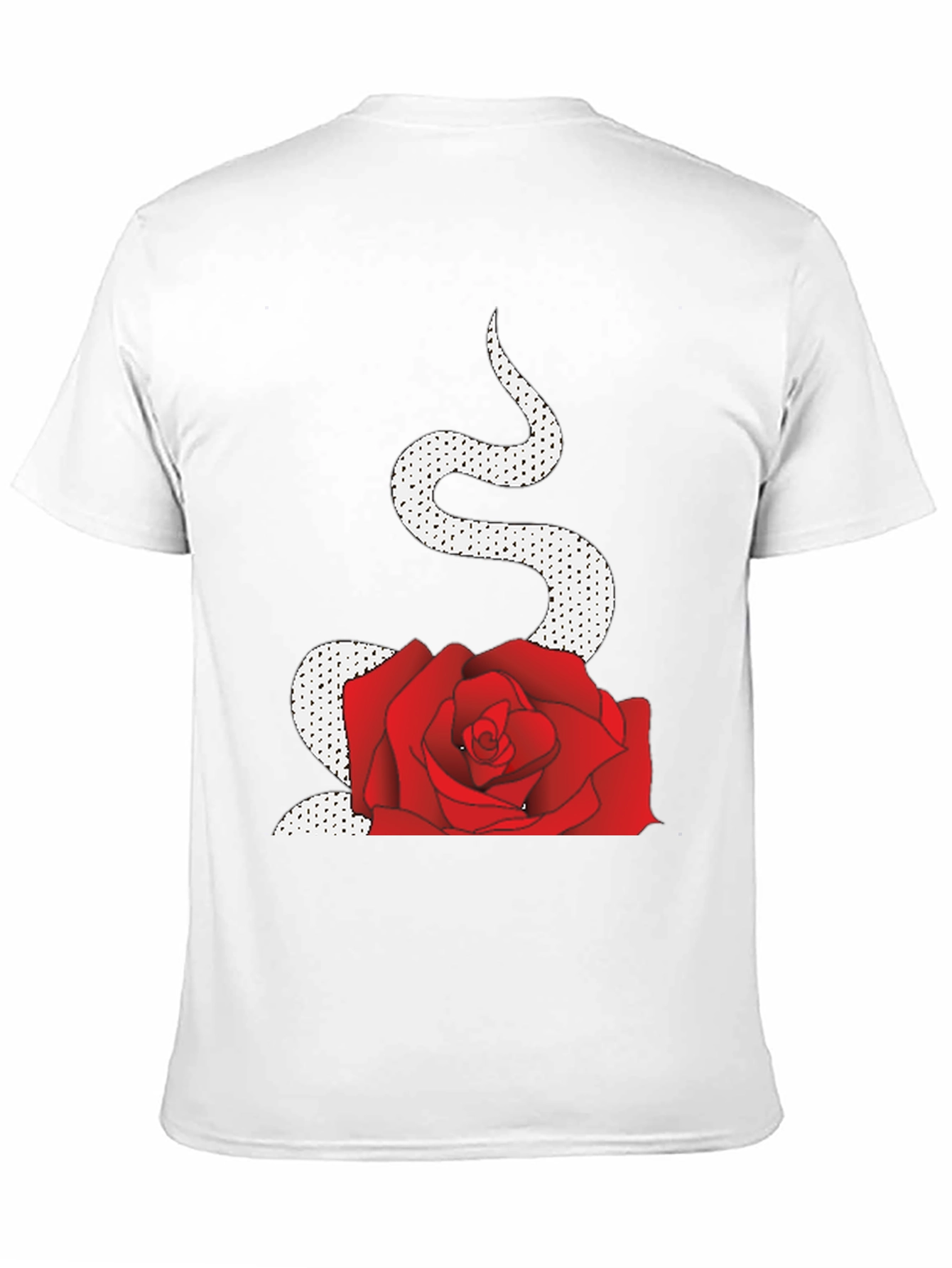Snake and Rose Graphic Tee