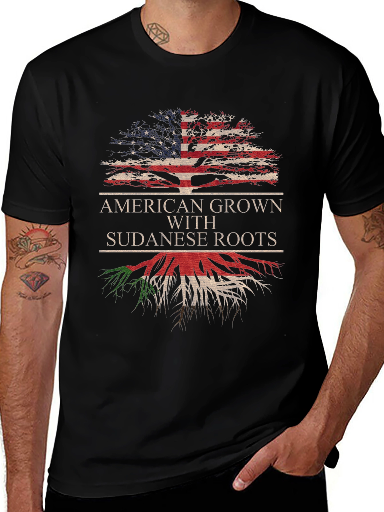 American Grown Sudanese Roots T-Shirt
