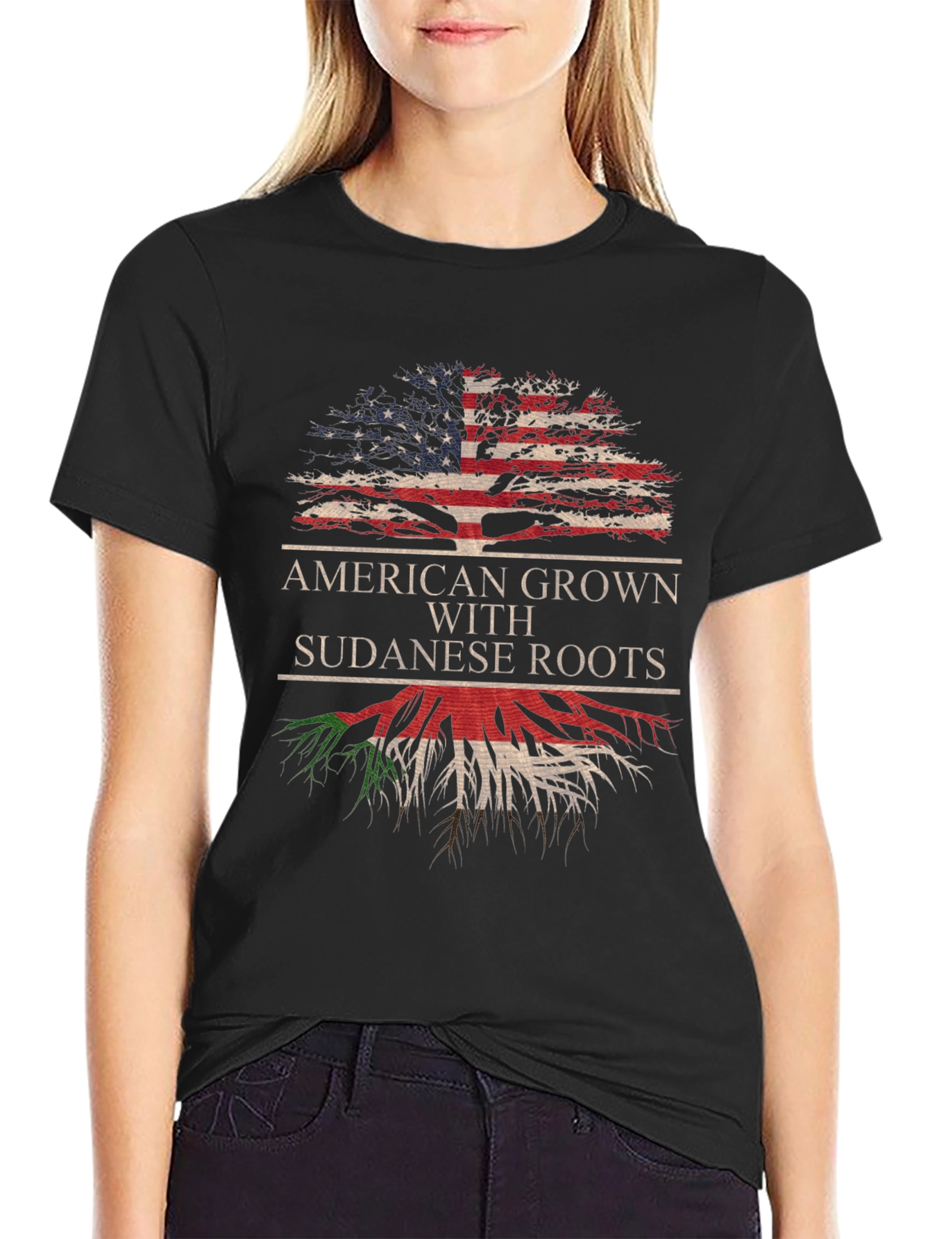American Grown Sudanese Roots T-Shirt