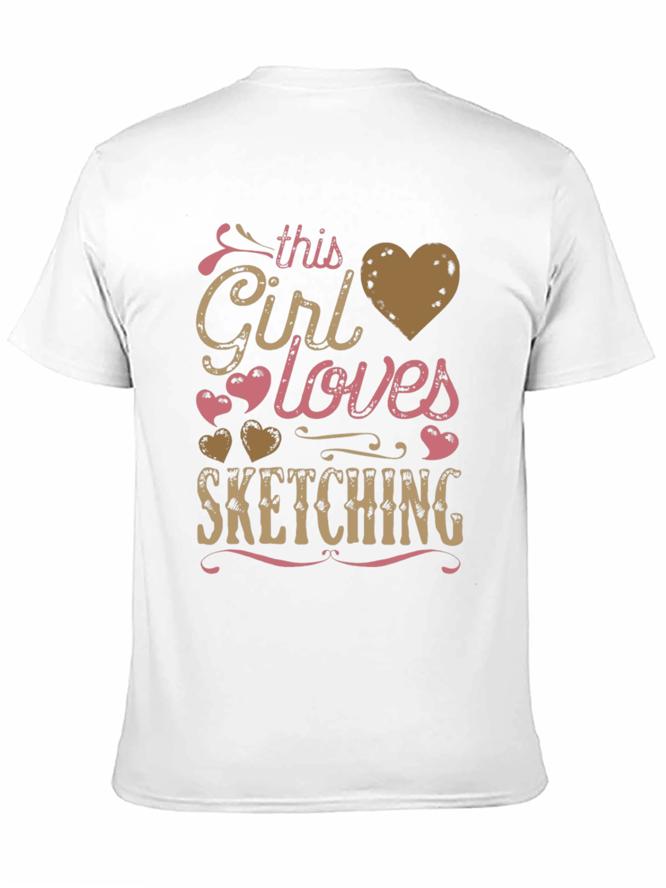 This Girl Loves Sketching - Graphic T-Shirt