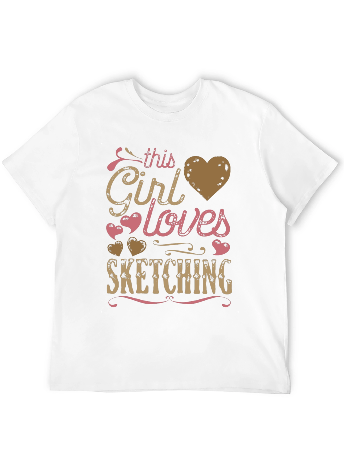 This Girl Loves Sketching - Graphic T-Shirt