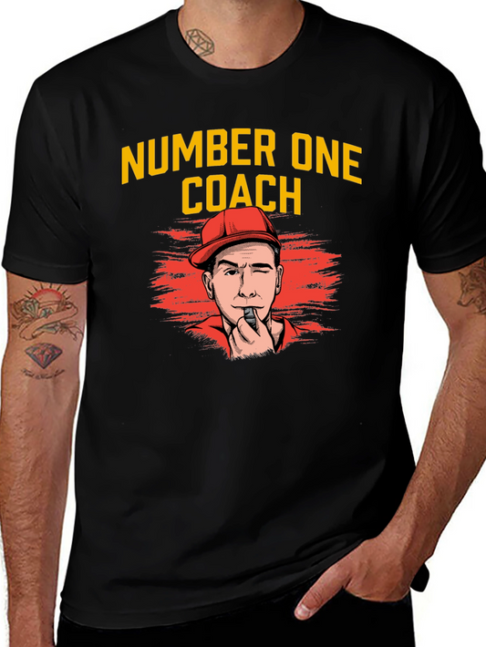 Number One Coach T-Shirt - Sports Fan Apparel