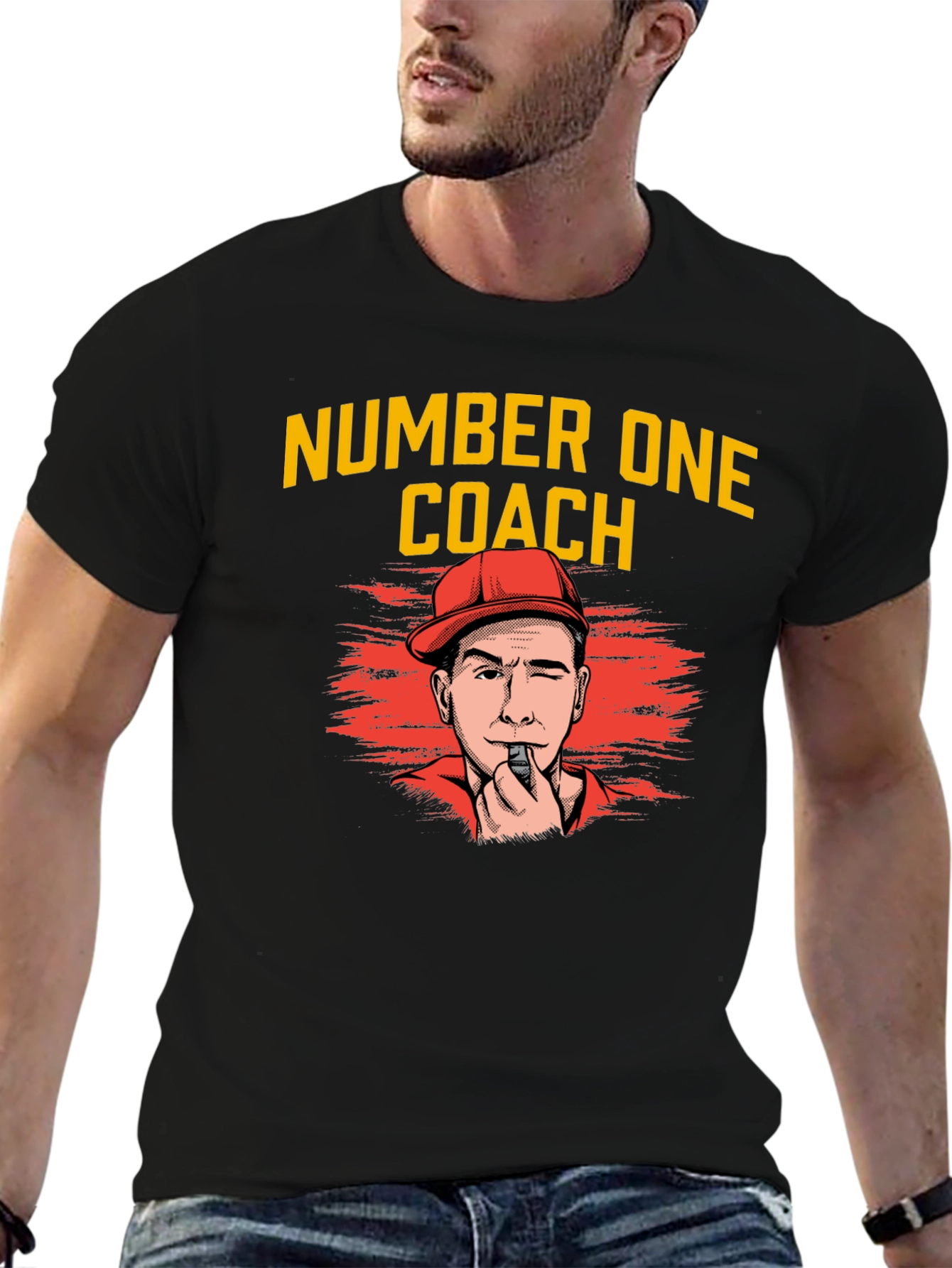 Number One Coach T-Shirt - Sports Fan Apparel