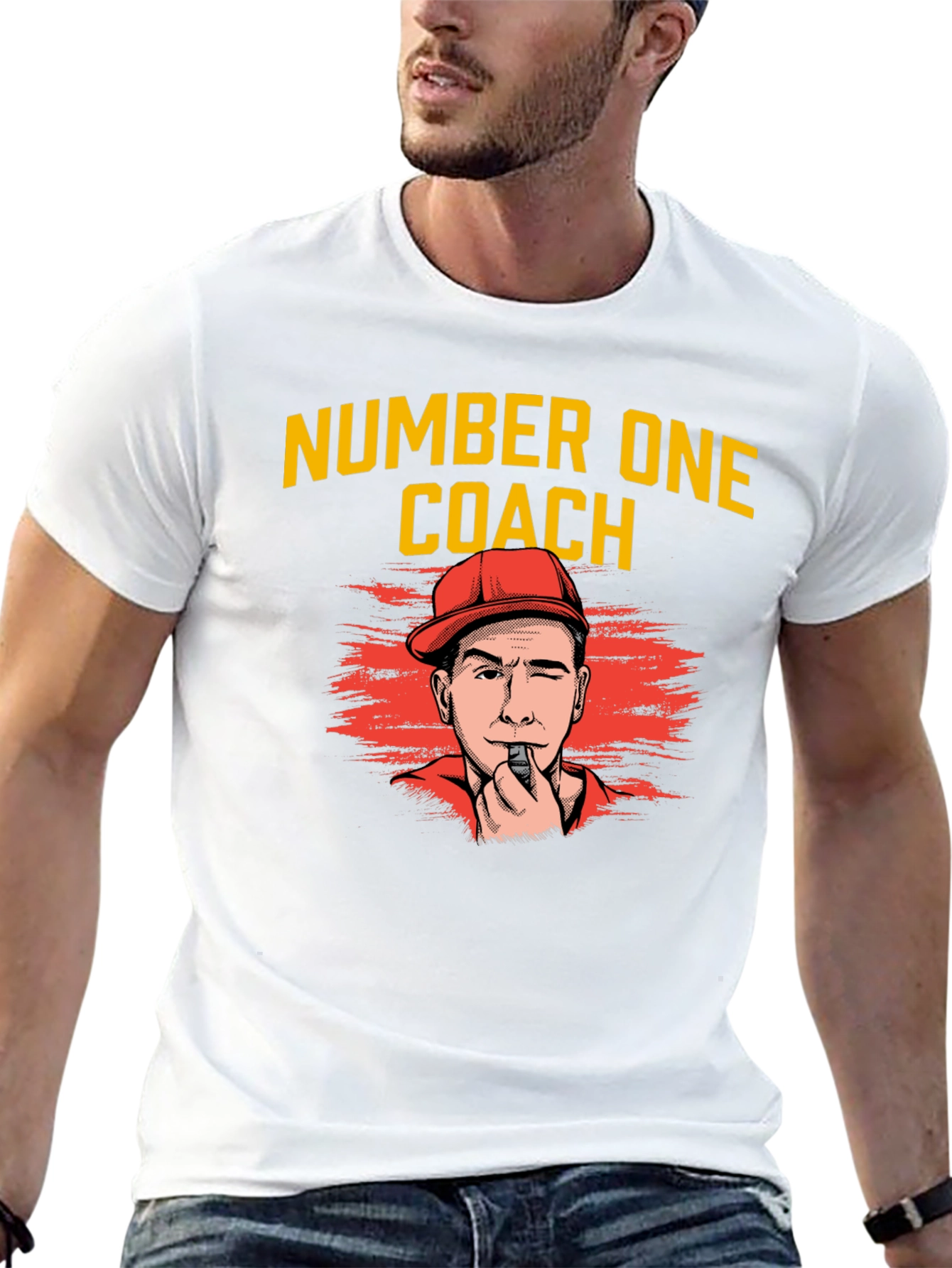 Number One Coach T-Shirt - Sports Fan Apparel