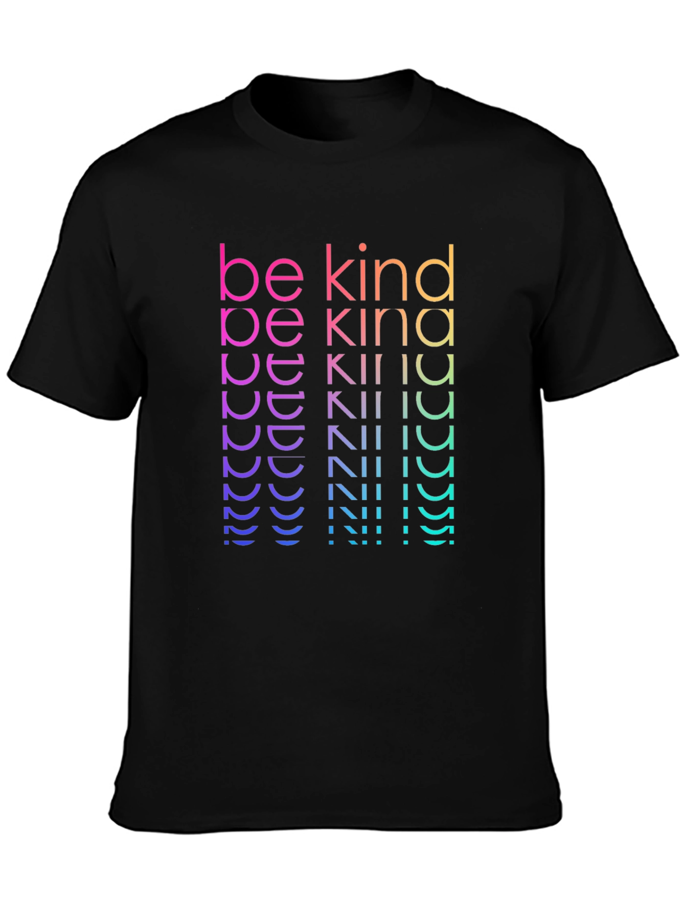 Be Kind Gradient Graphic Tee - Stylish Comfort