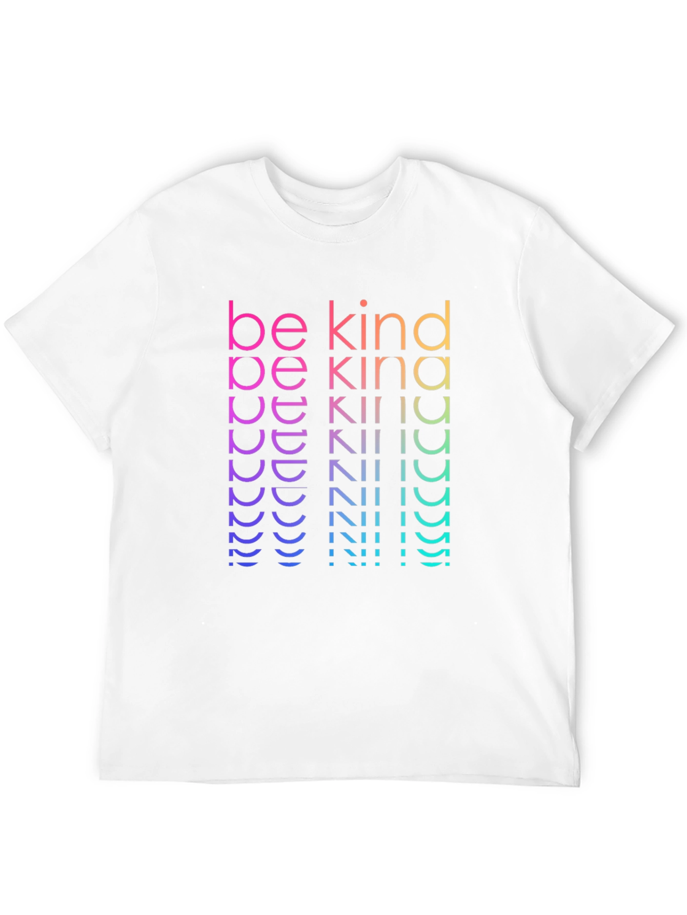 Be Kind Gradient Graphic Tee - Stylish Comfort