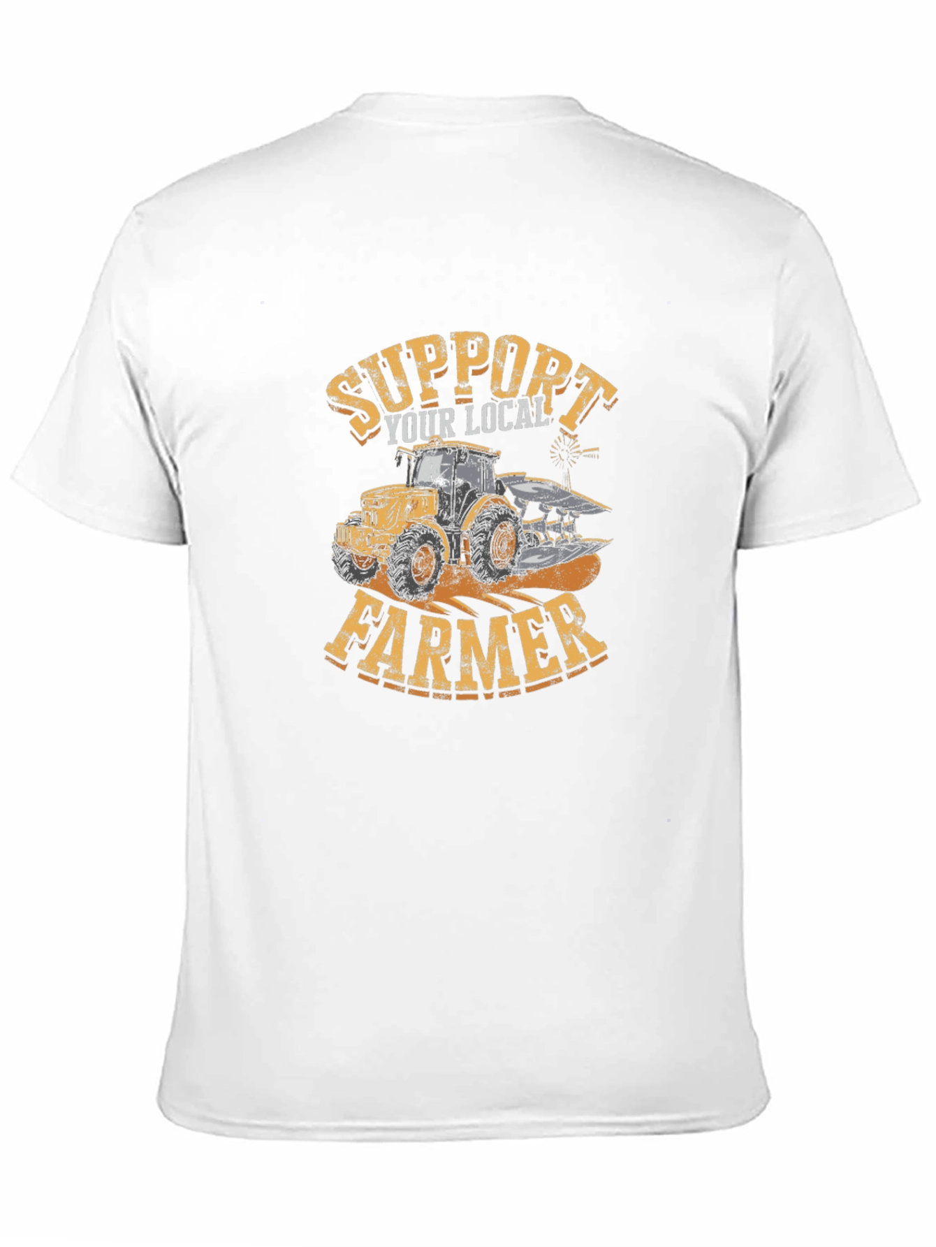 Support Your Local Farmer Graphic Tee - Black