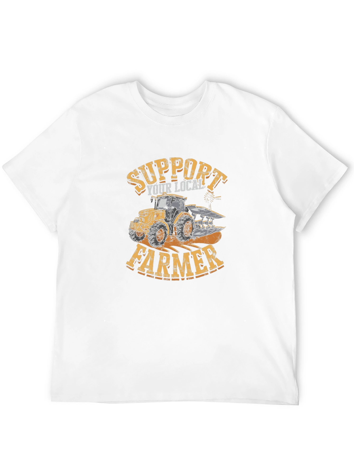 Support Your Local Farmer Graphic Tee - Black
