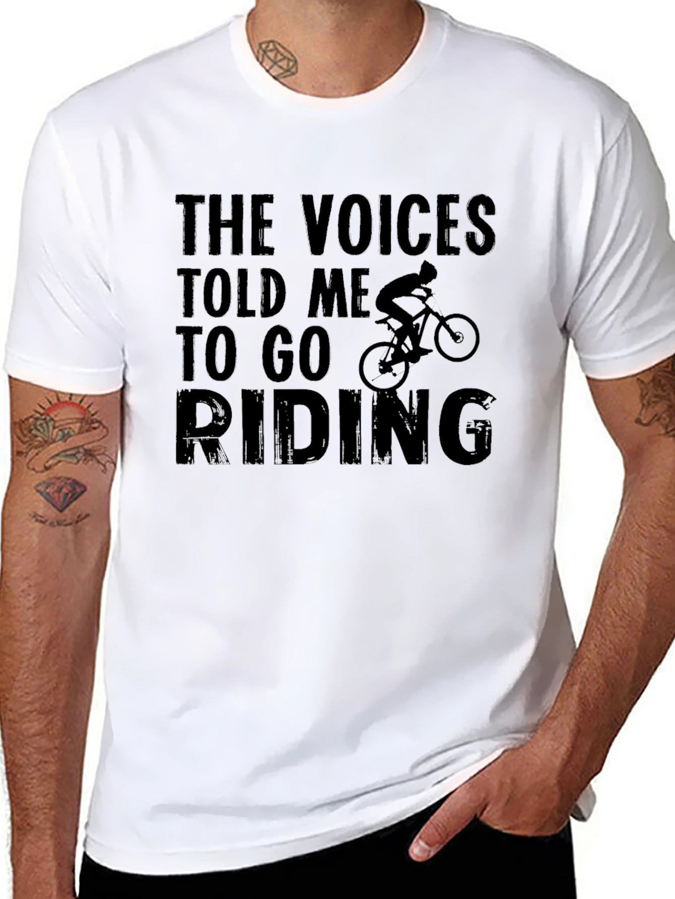 The Voices Told Me To Go Riding T-Shirt
