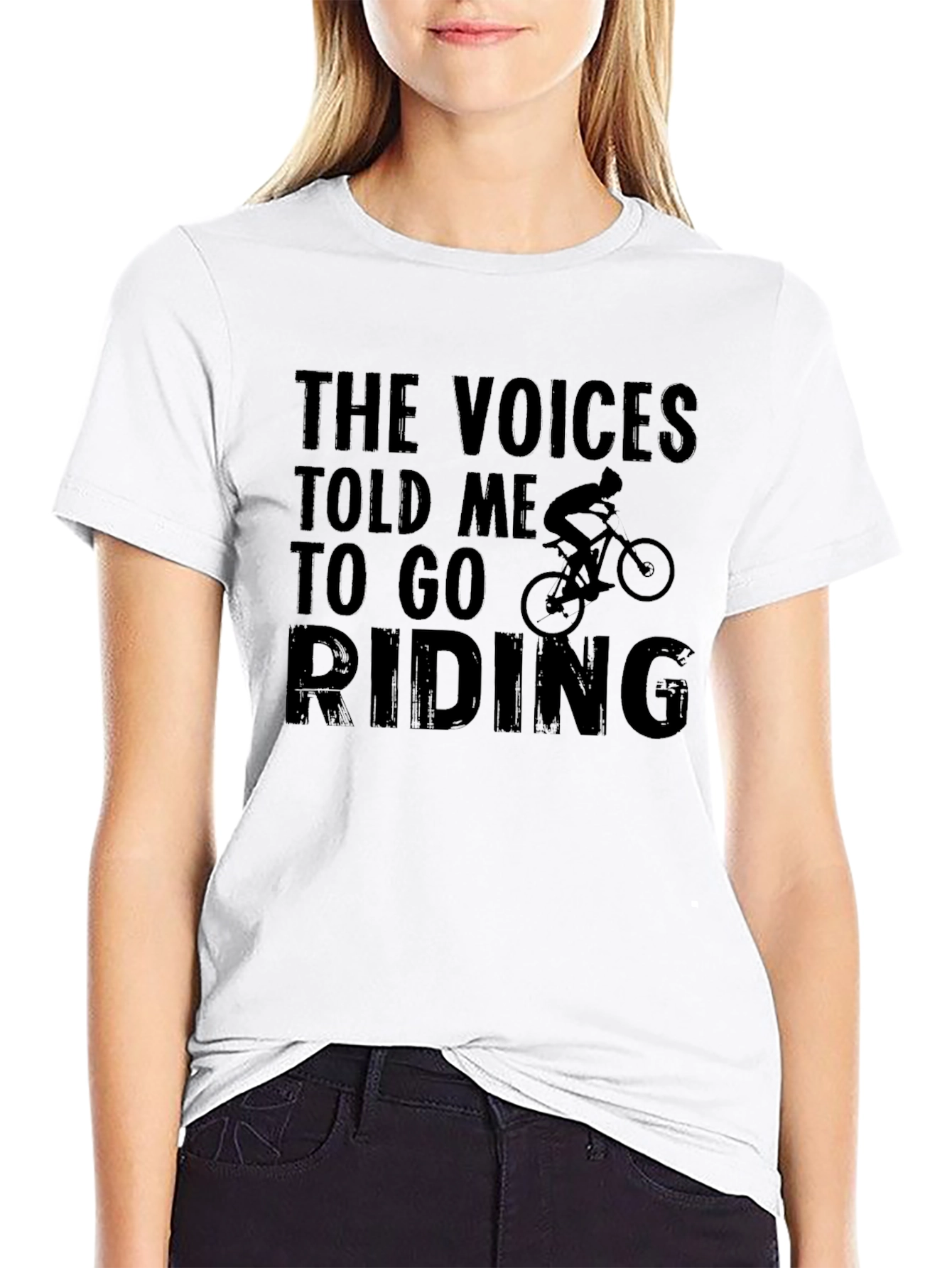 The Voices Told Me To Go Riding T-Shirt