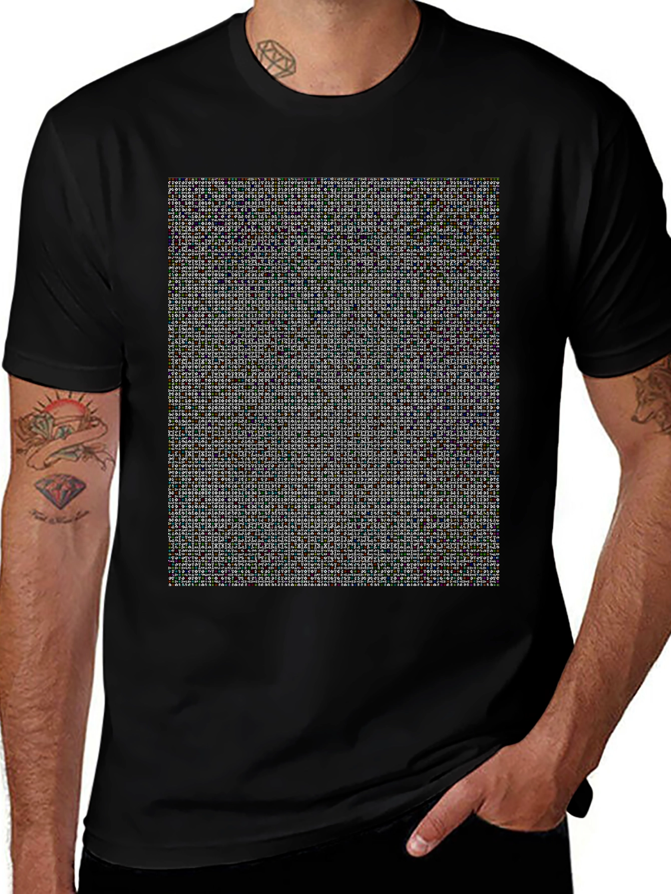 Pixel Pattern T-Shirt