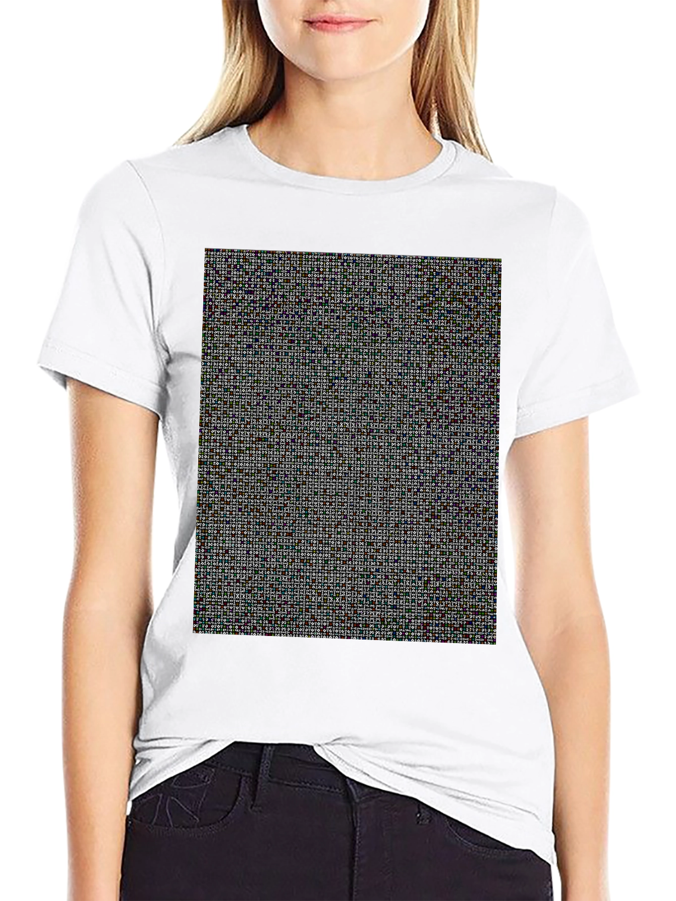 Pixel Pattern T-Shirt