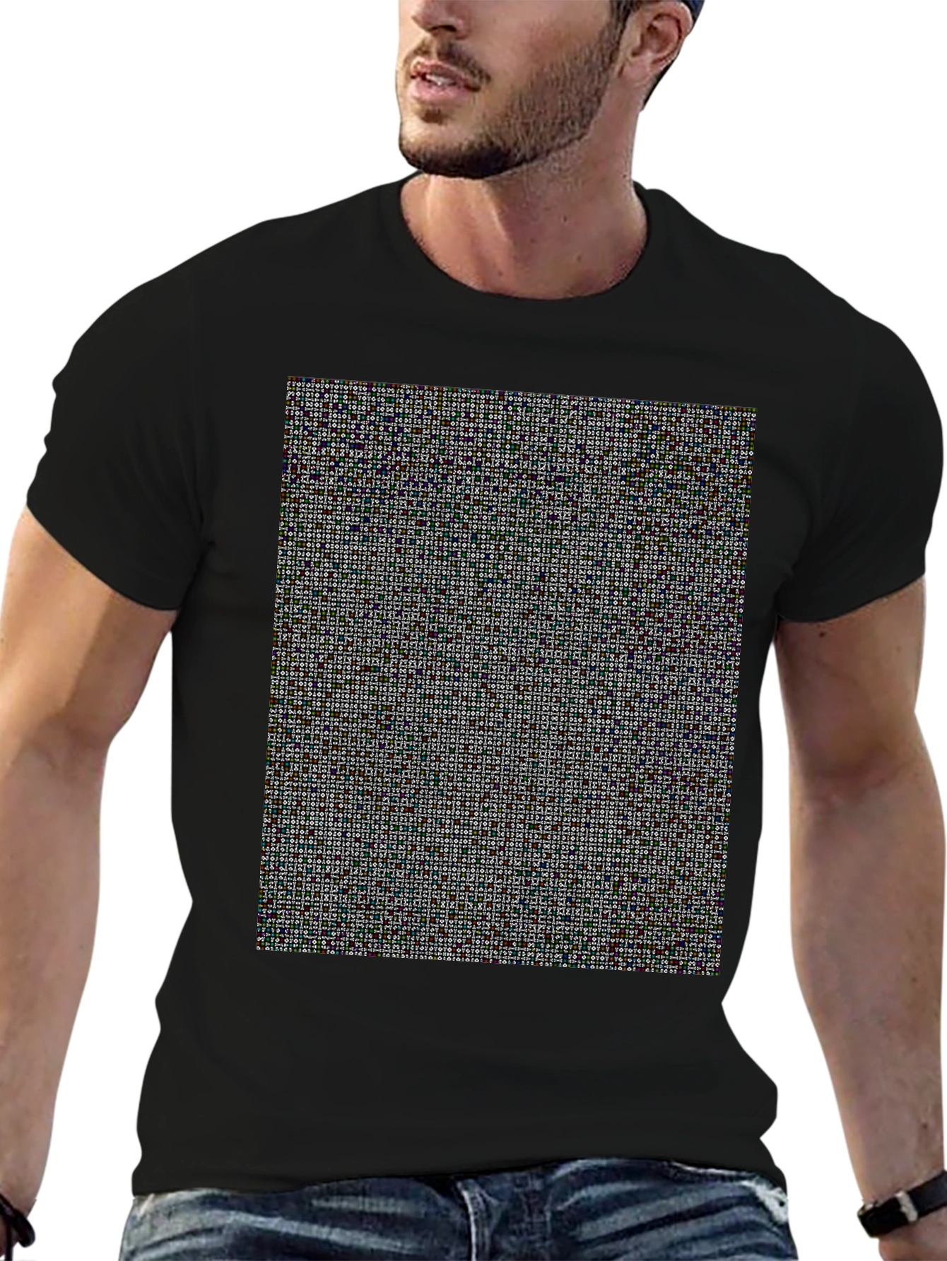 Pixel Pattern T-Shirt