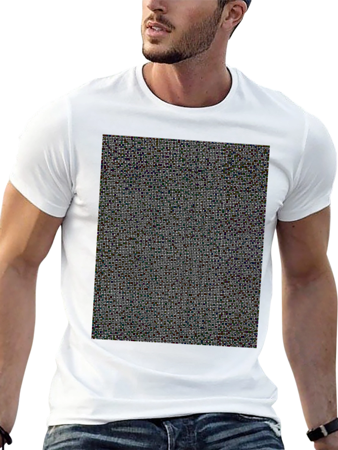 Pixel Pattern T-Shirt