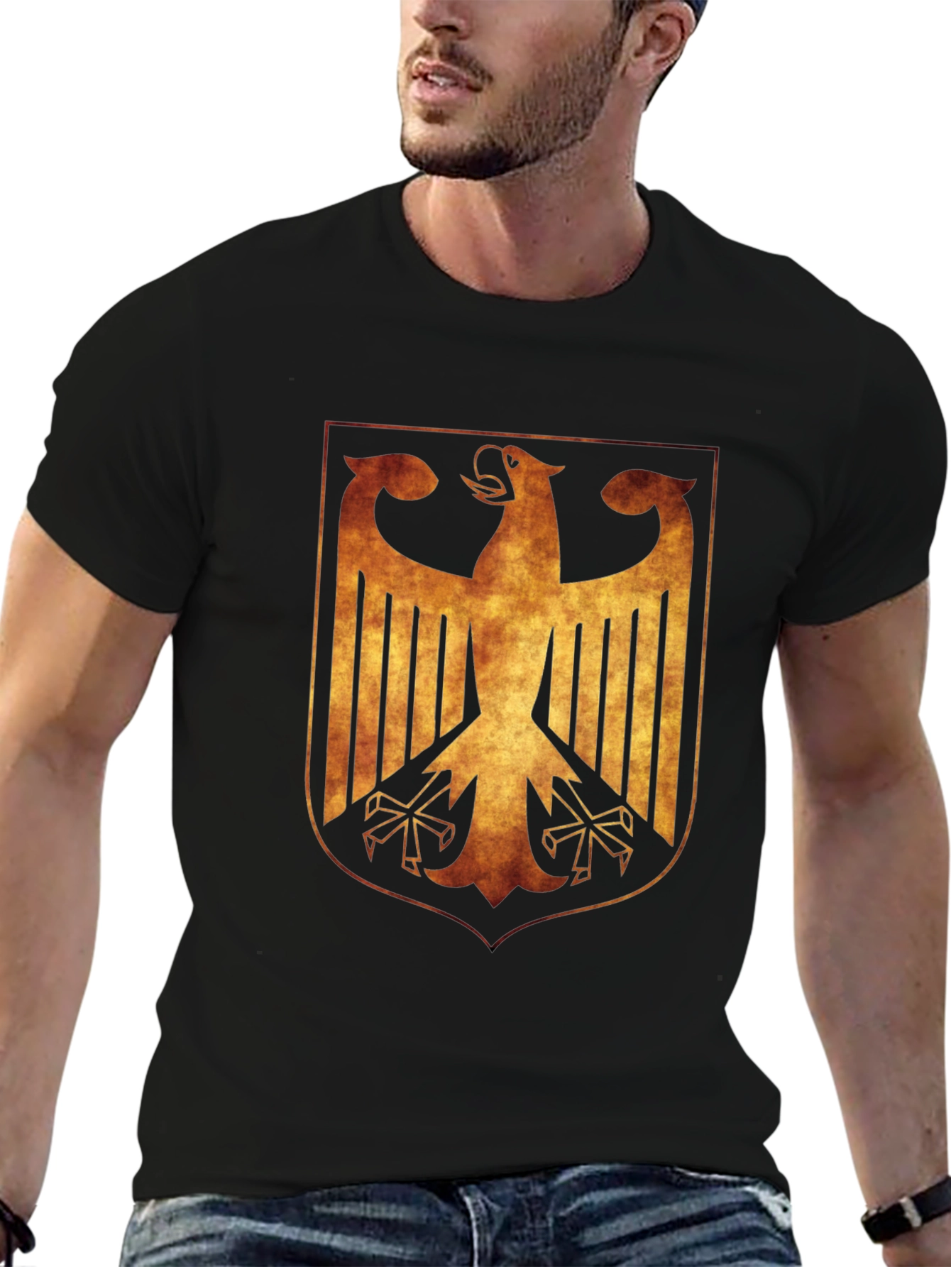 German Eagle Crest Graphic Tee