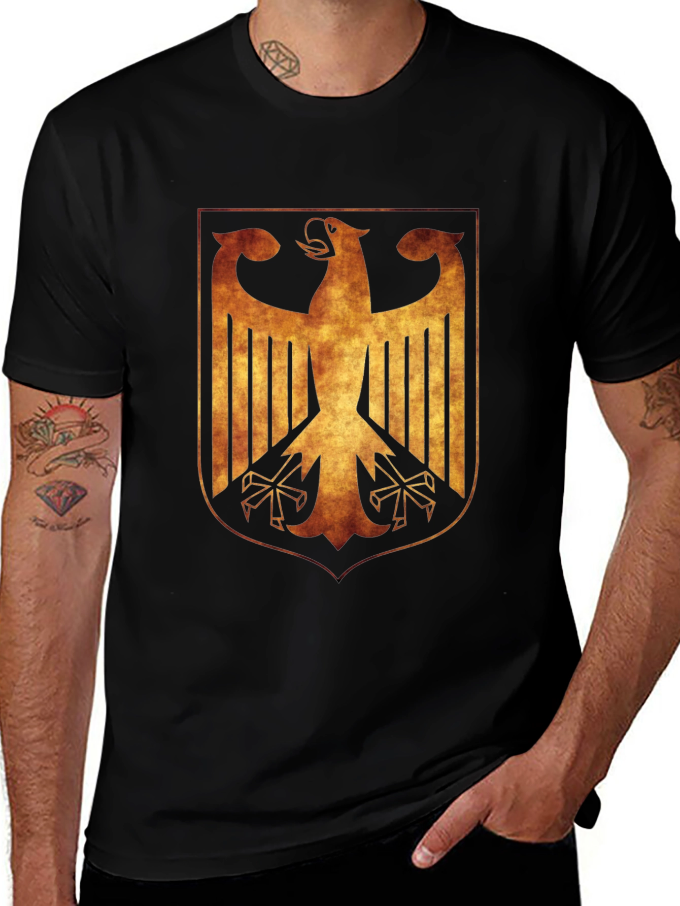 German Eagle Crest Graphic Tee
