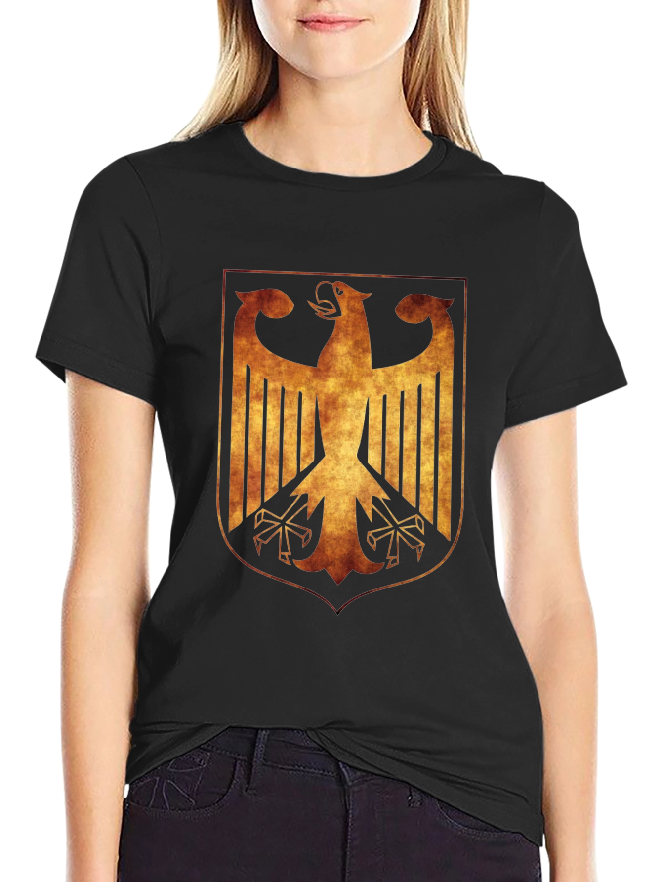German Eagle Crest Graphic Tee