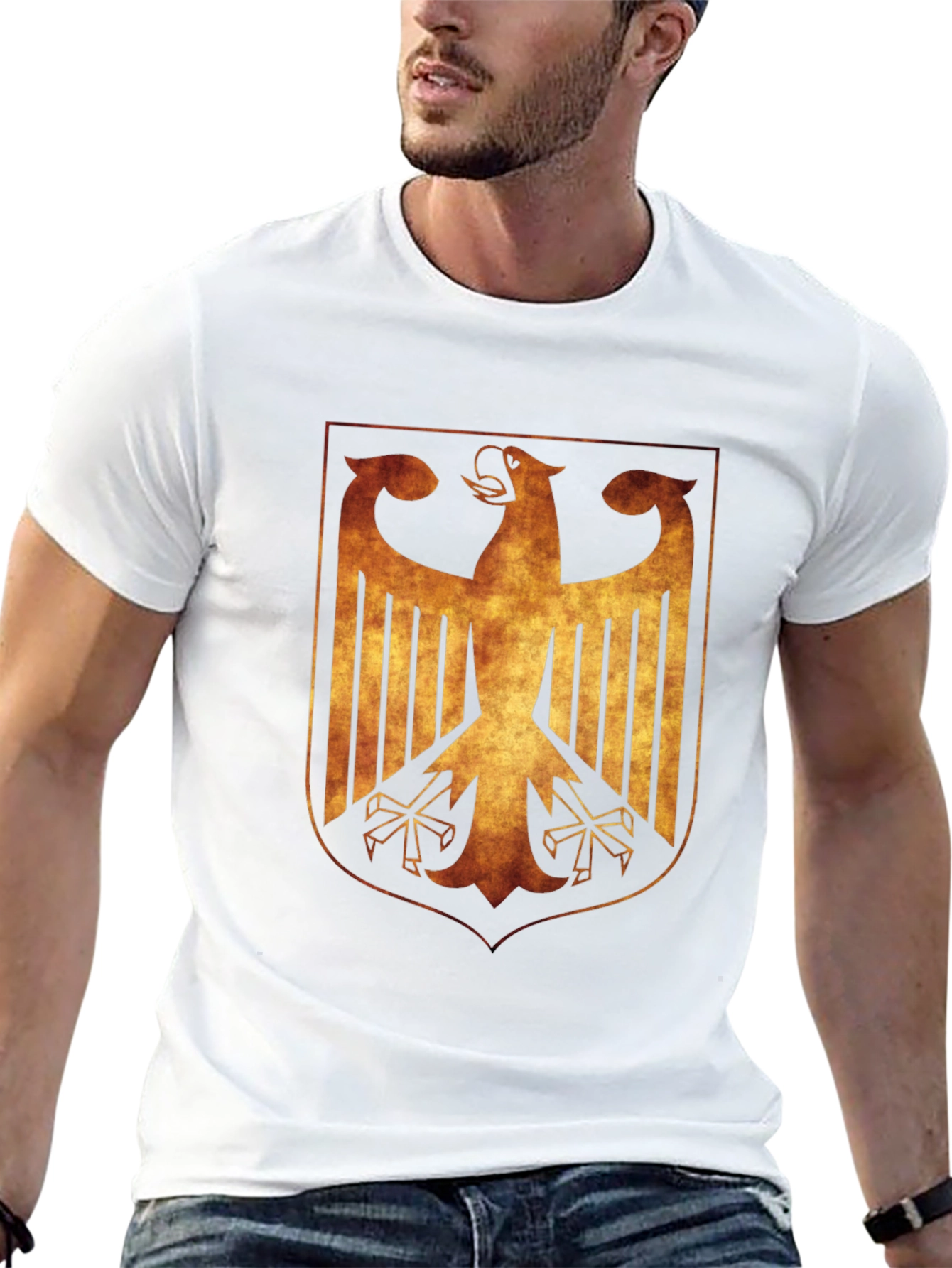 German Eagle Crest Graphic Tee