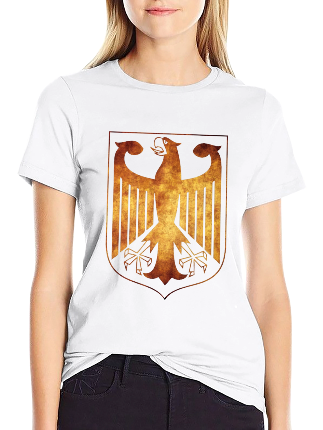 German Eagle Crest Graphic Tee