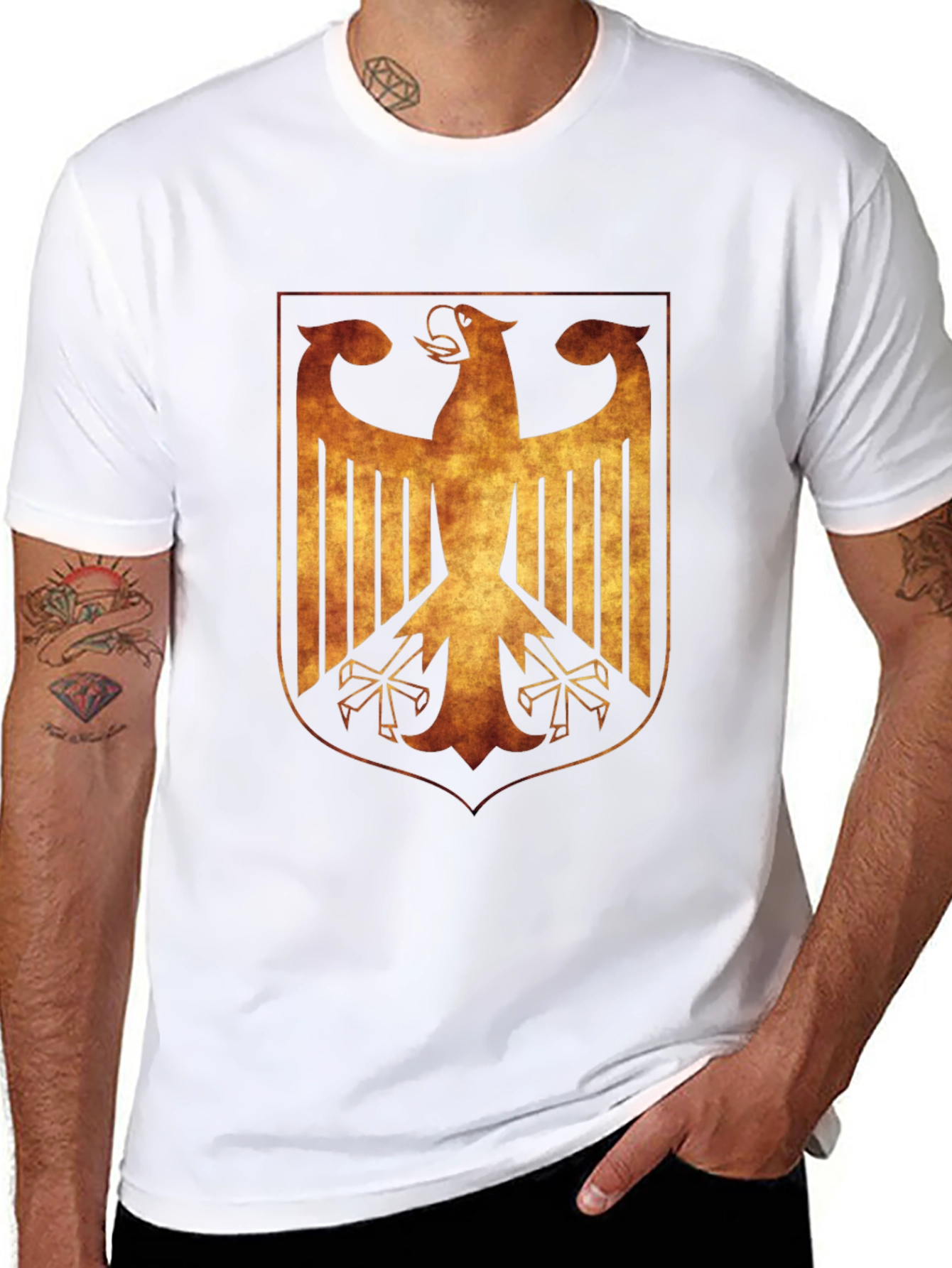 German Eagle Crest Graphic Tee