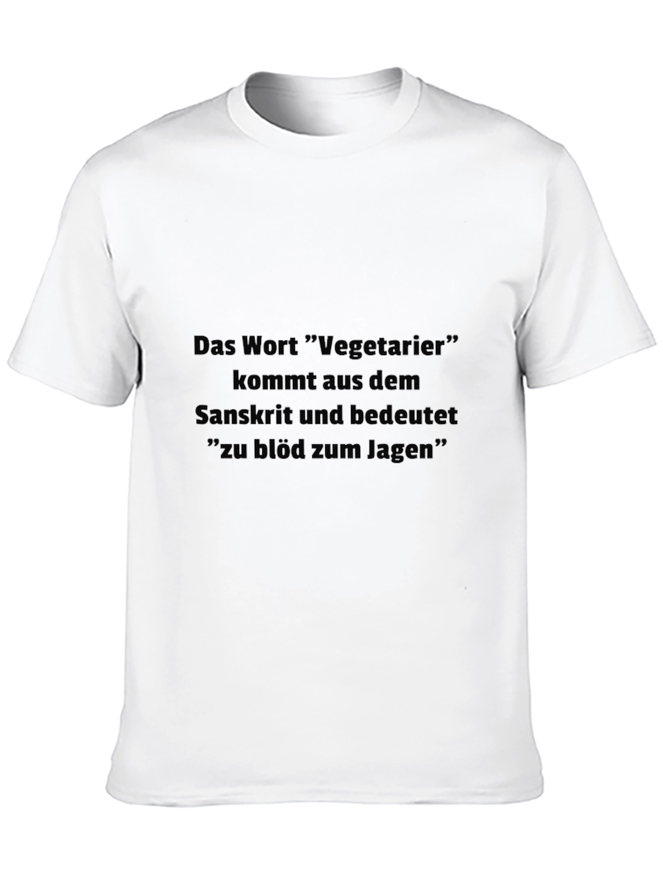 Vegetarier T-Shirt - Funny German Vegan Tee
