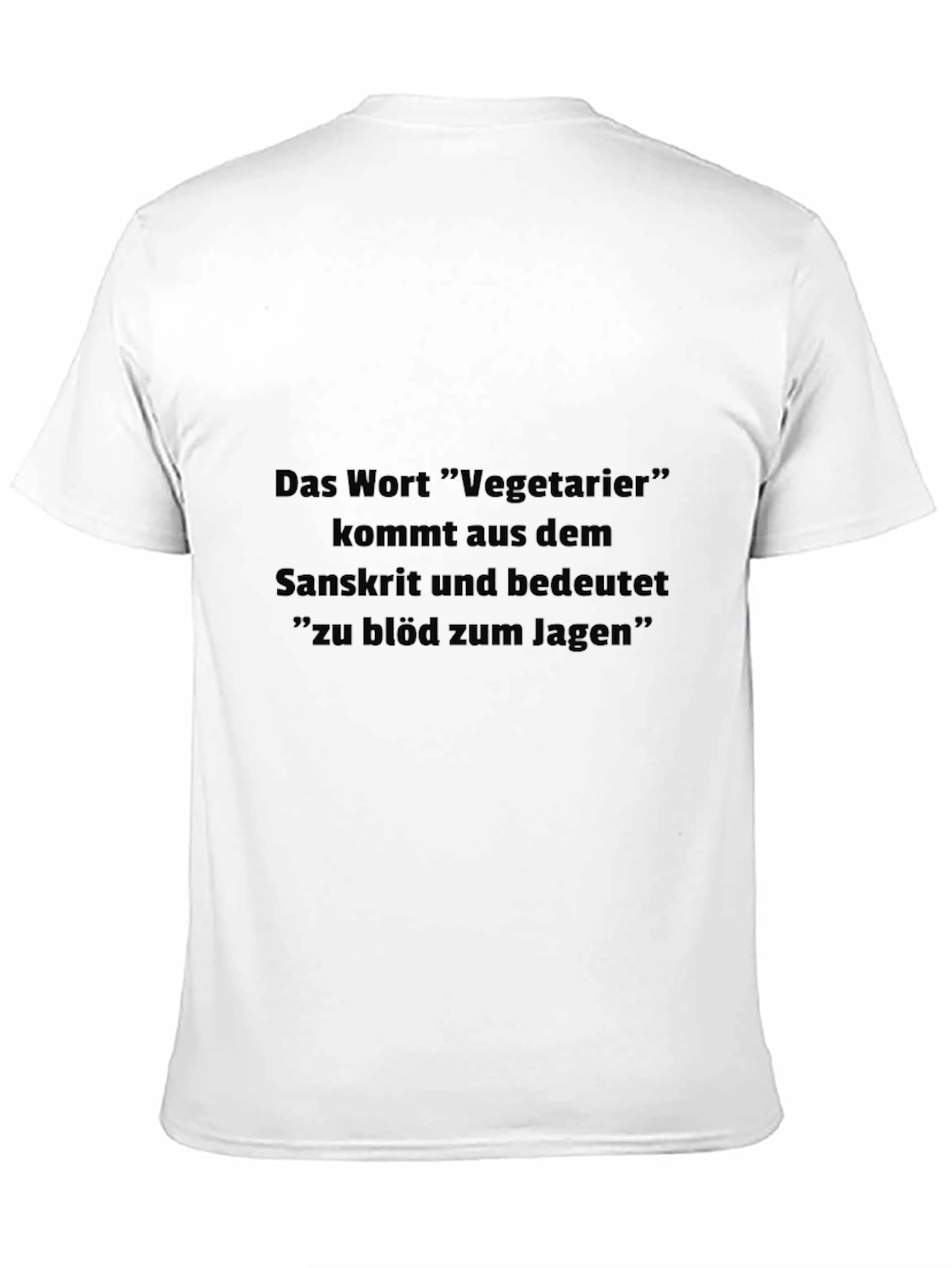 Vegetarier T-Shirt - Funny German Vegan Tee