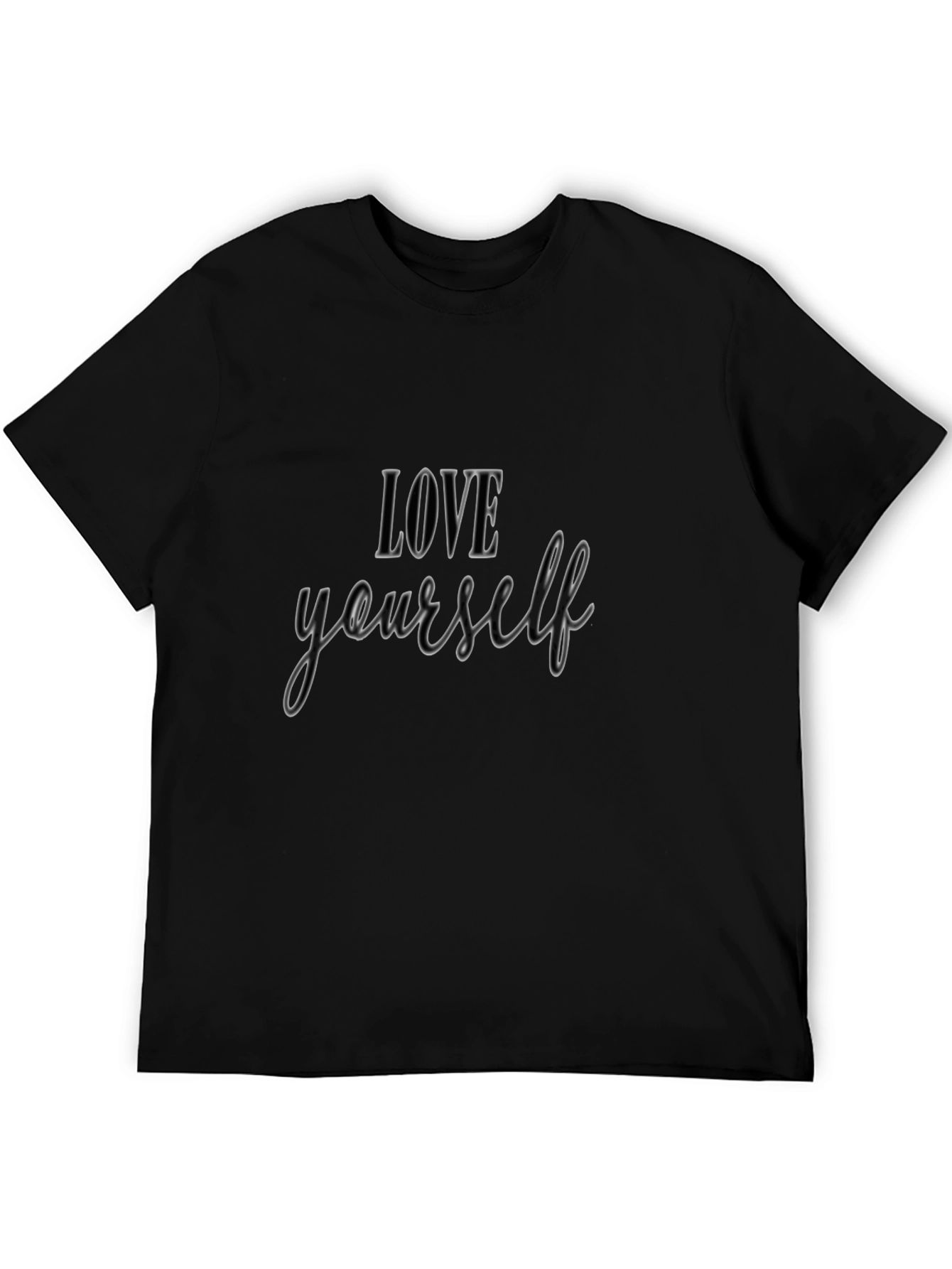Love Yourself Graphic Tee - Black