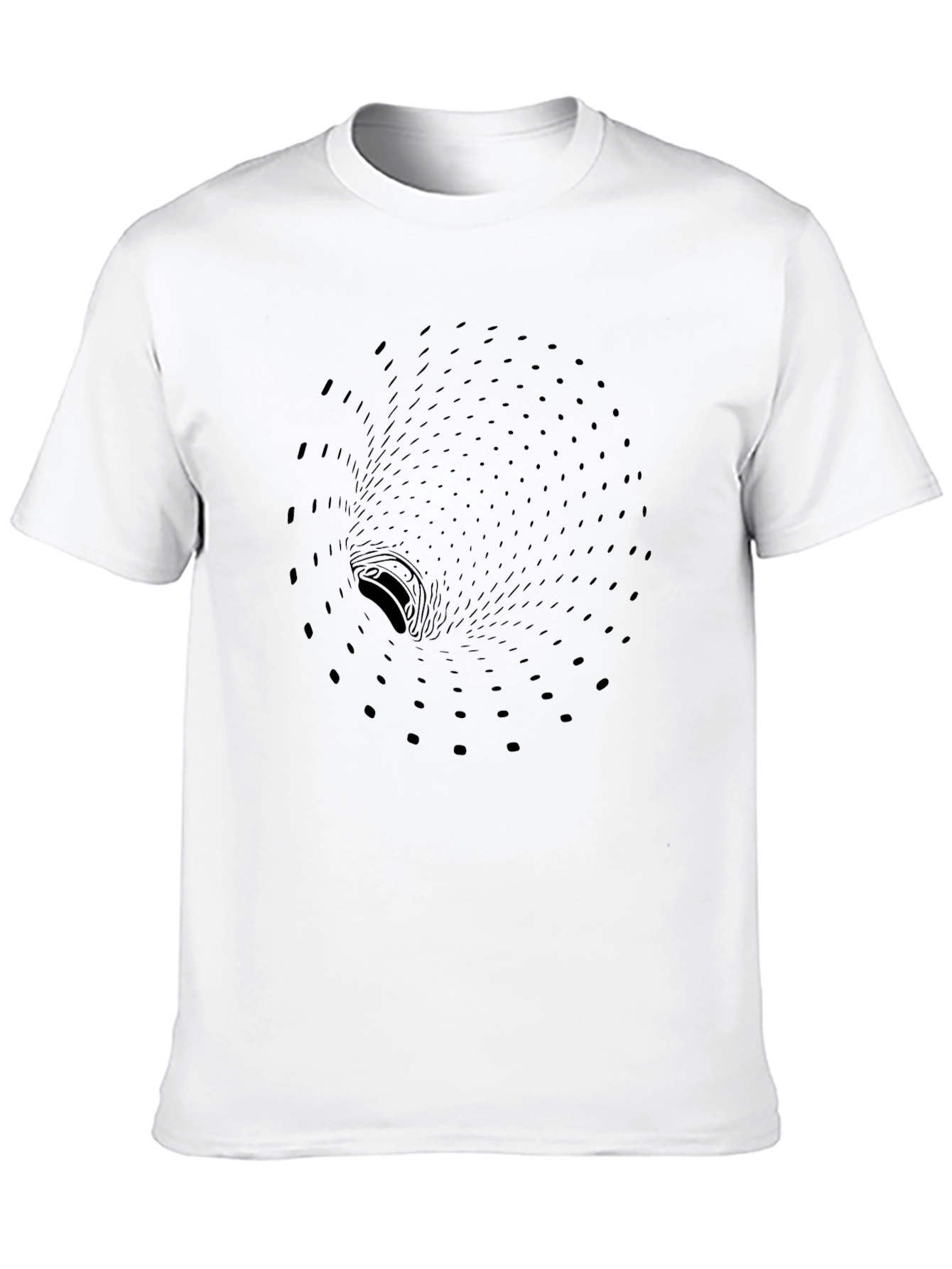 Optical Illusion Black Hole Graphic Tee