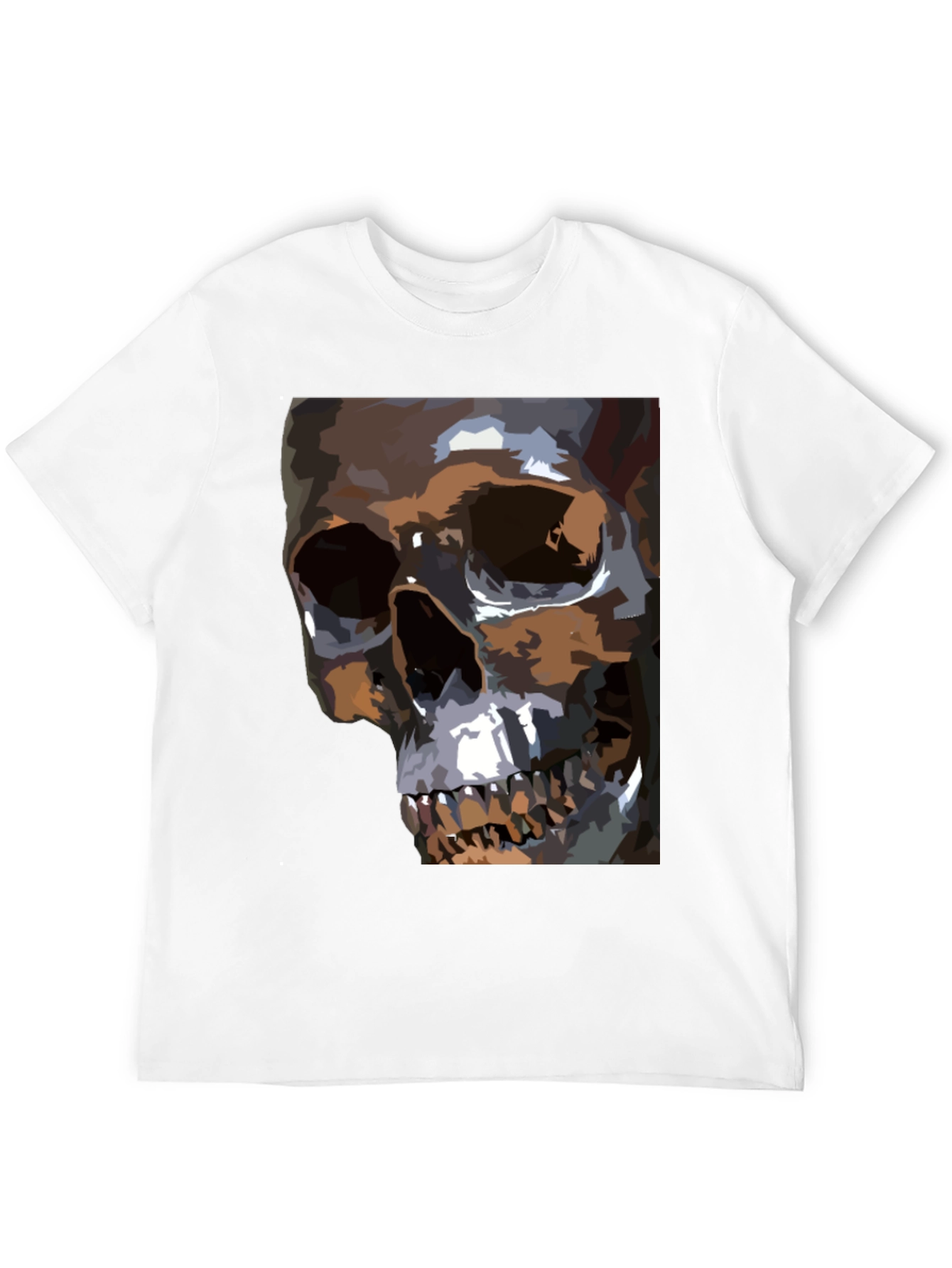 Skull Graphic T-Shirt - Mens Black Tee