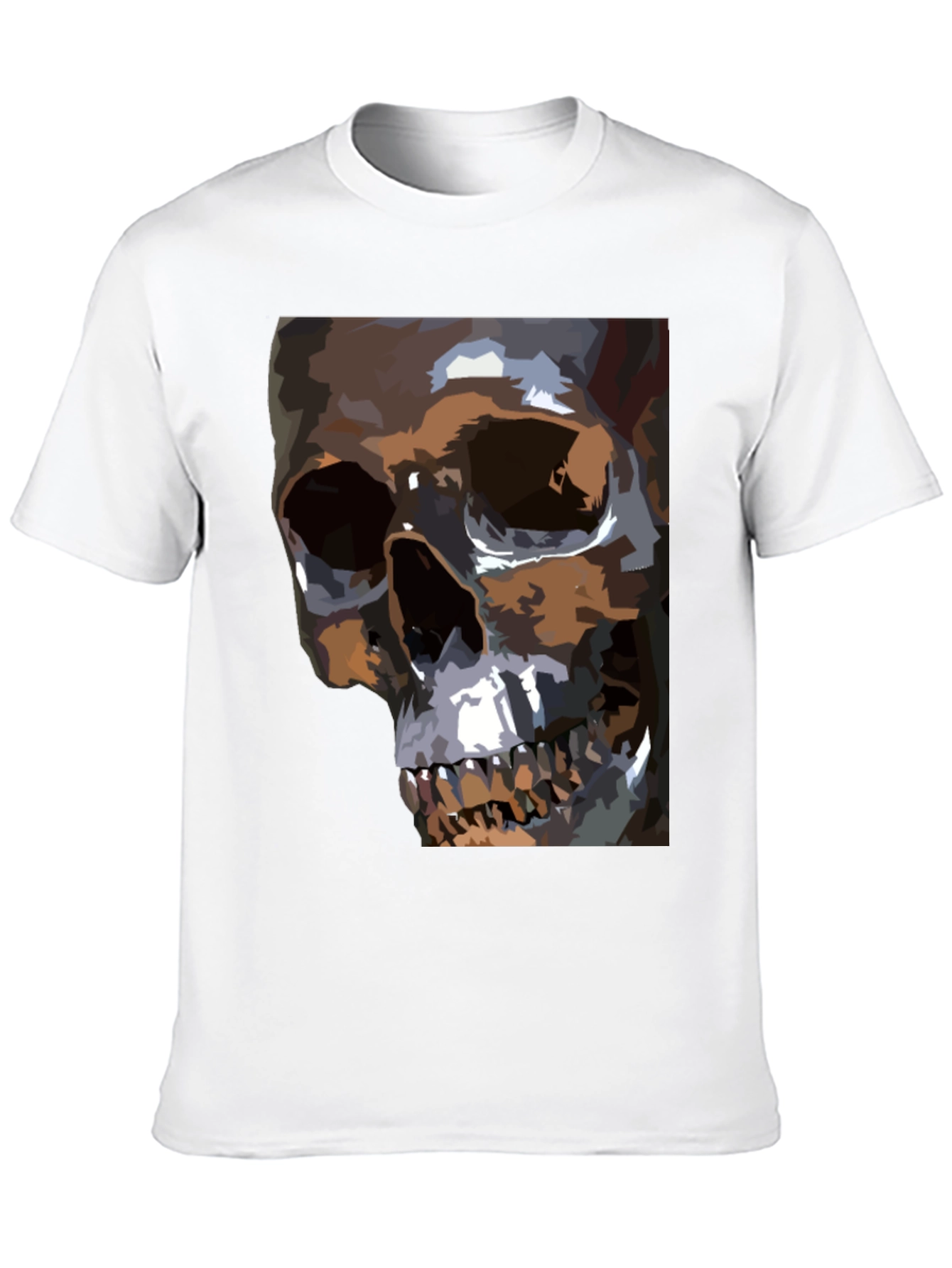 Skull Graphic T-Shirt - Mens Black Tee