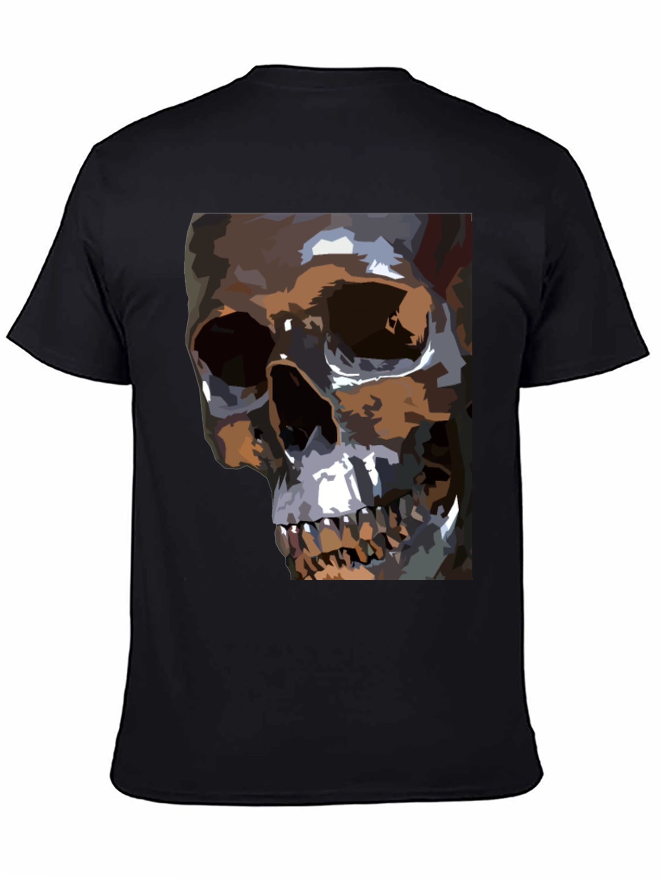 Skull Graphic T-Shirt - Mens Black Tee