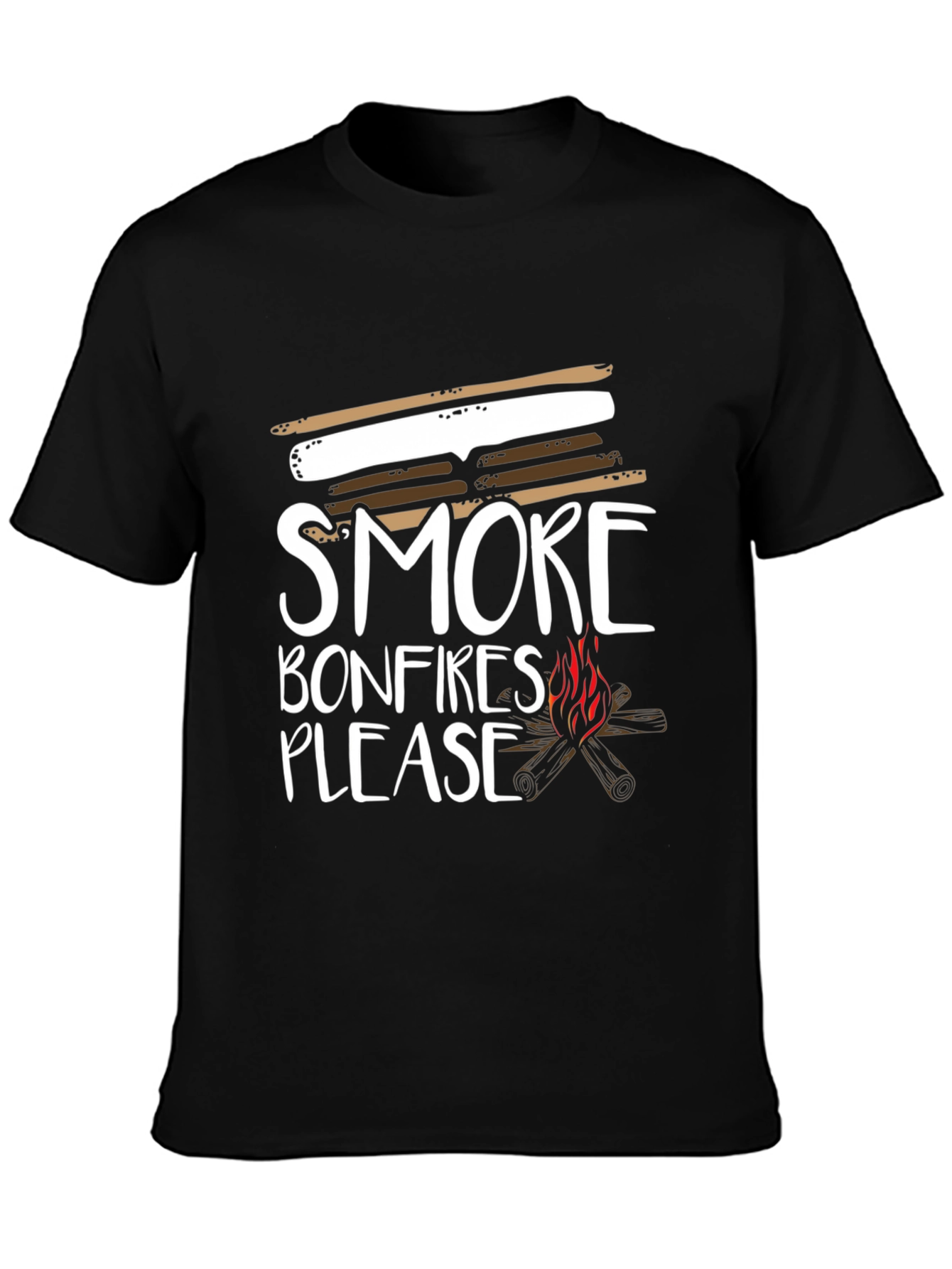 Smore Bonfires Please Graphic T-Shirt