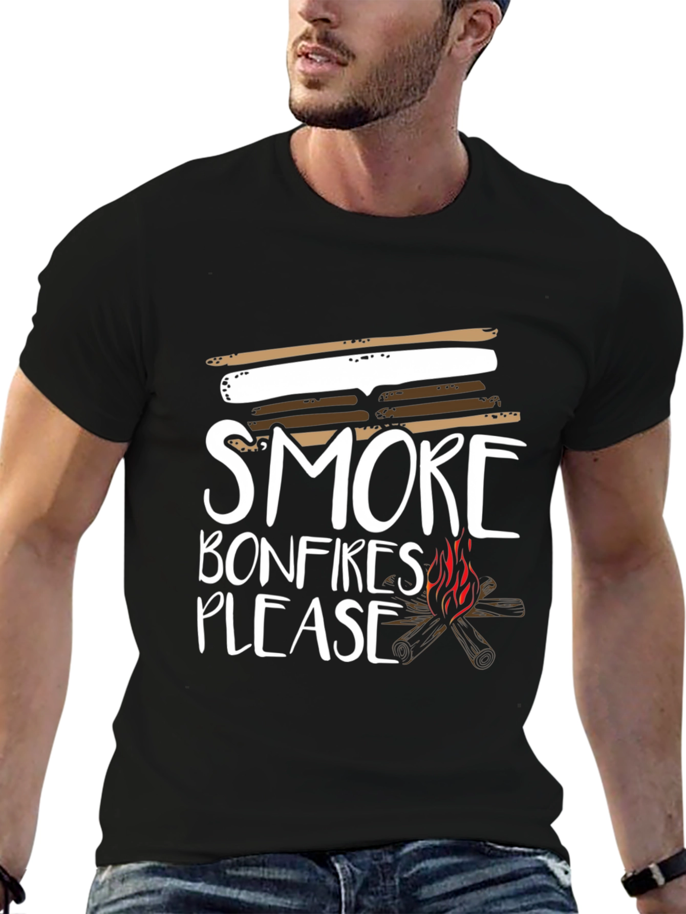 Smore Bonfires Please Graphic T-Shirt