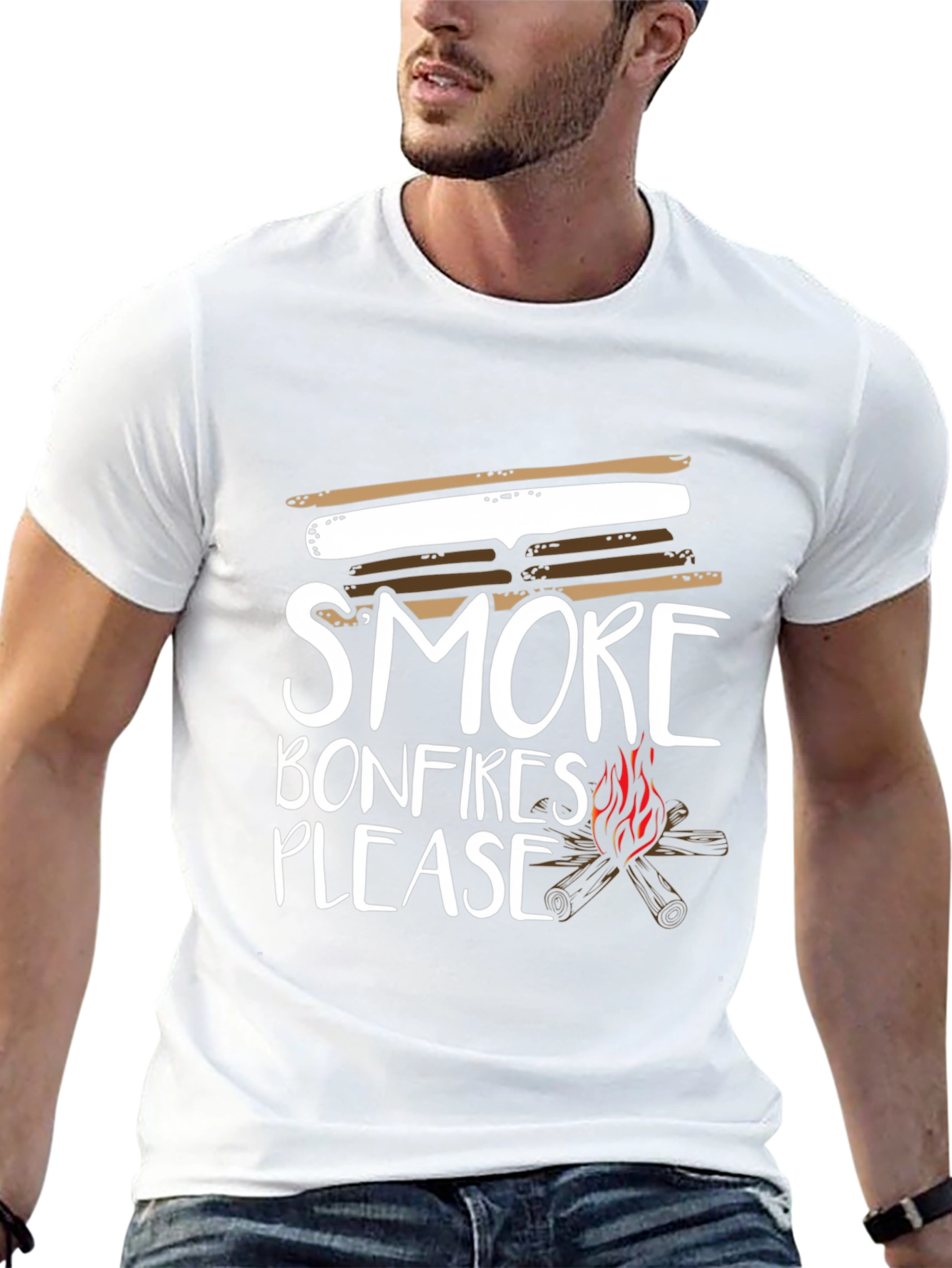 Smore Bonfires Please Graphic T-Shirt