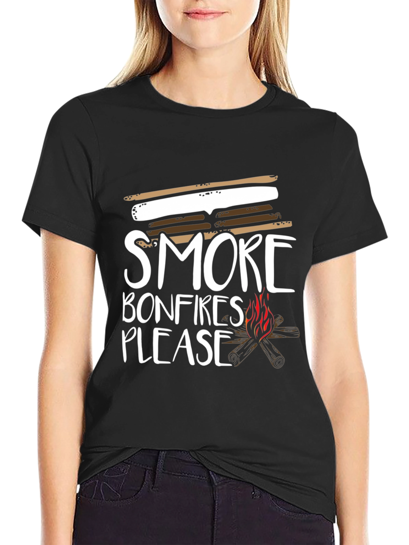 Smore Bonfires Please Graphic T-Shirt