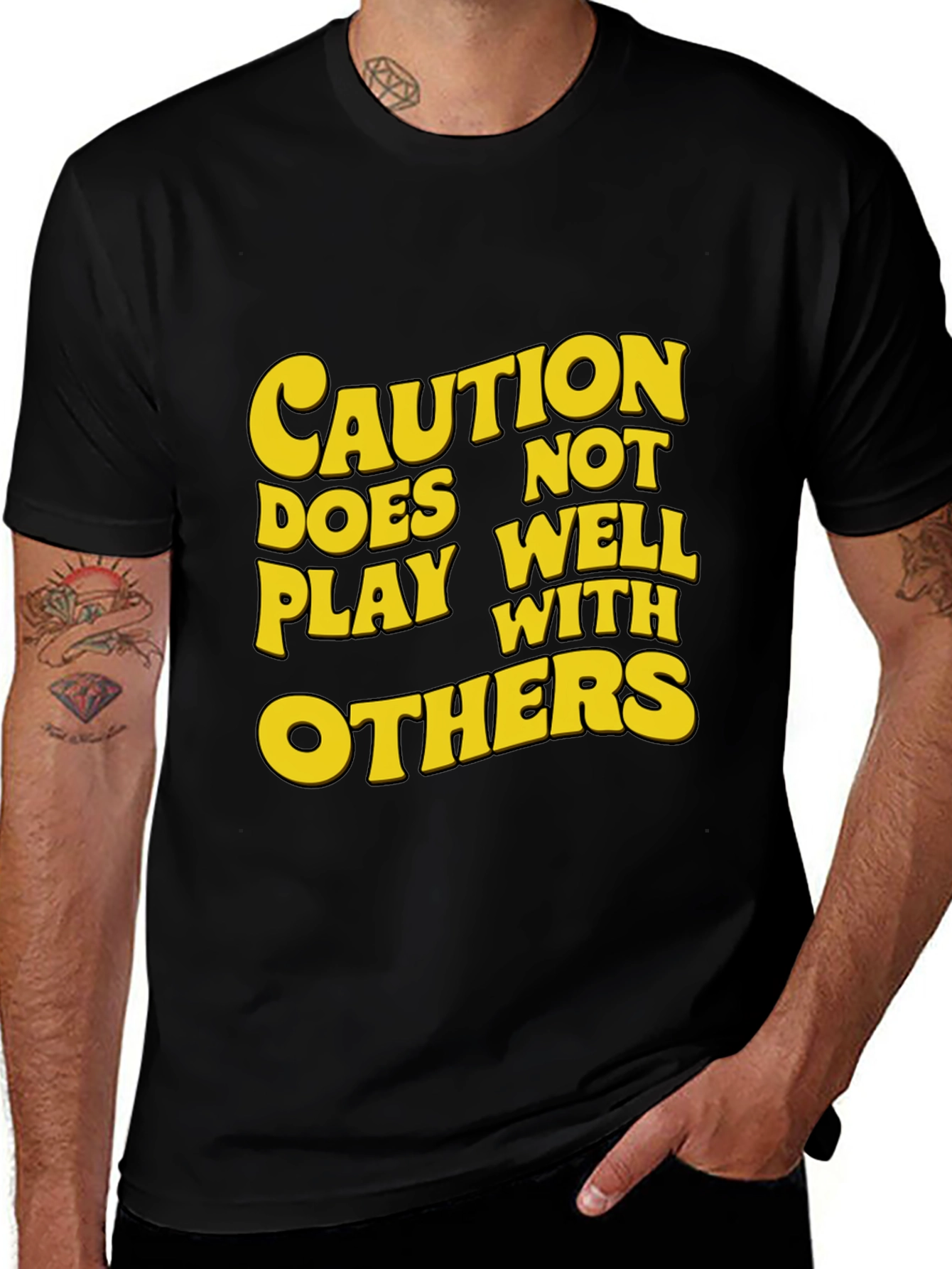 Caution: Does Not Play Well With Others T-Shirt